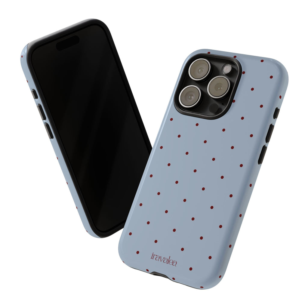Light Blue Polka Dot Phone Case
