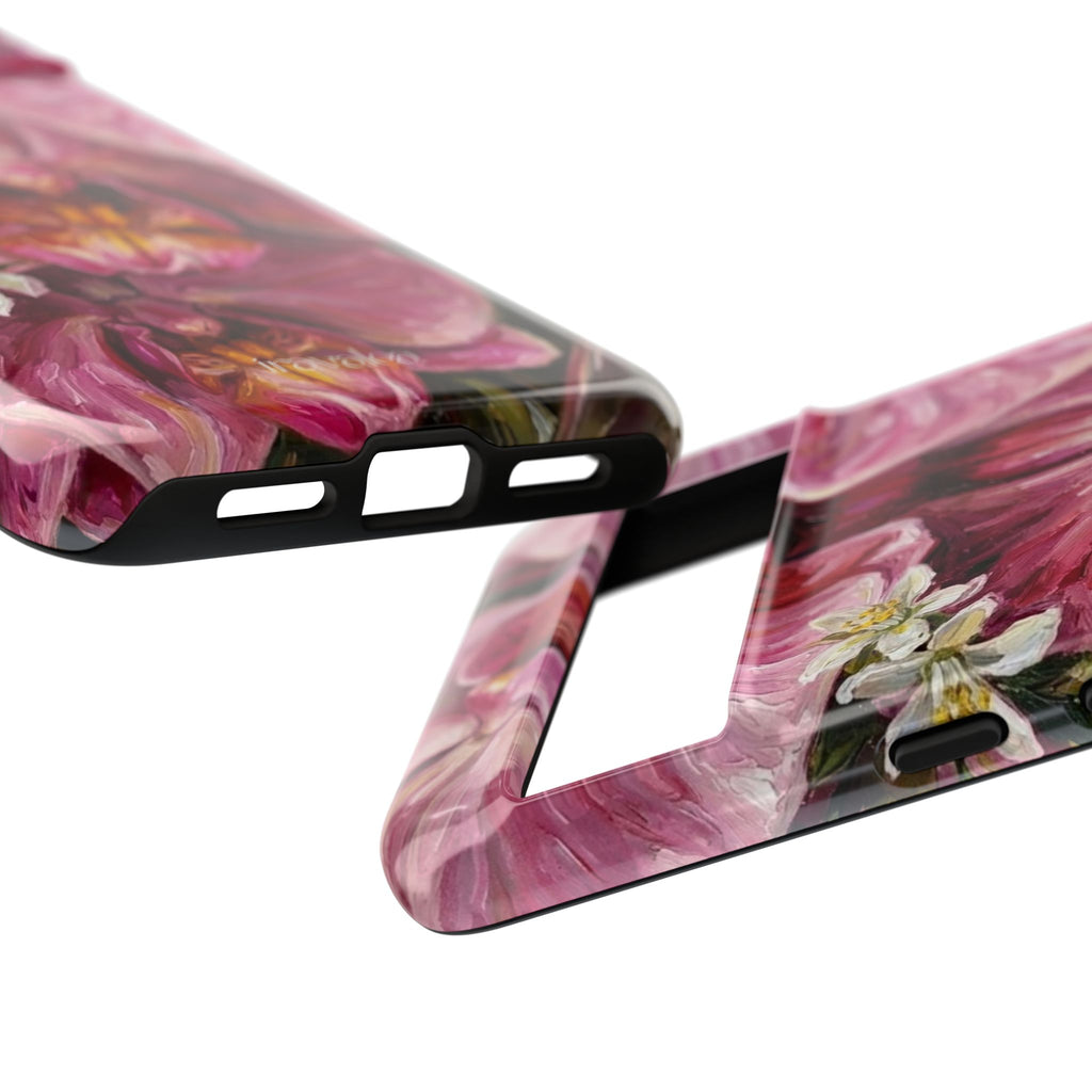 Pink Orchid Floral Art Phone Case