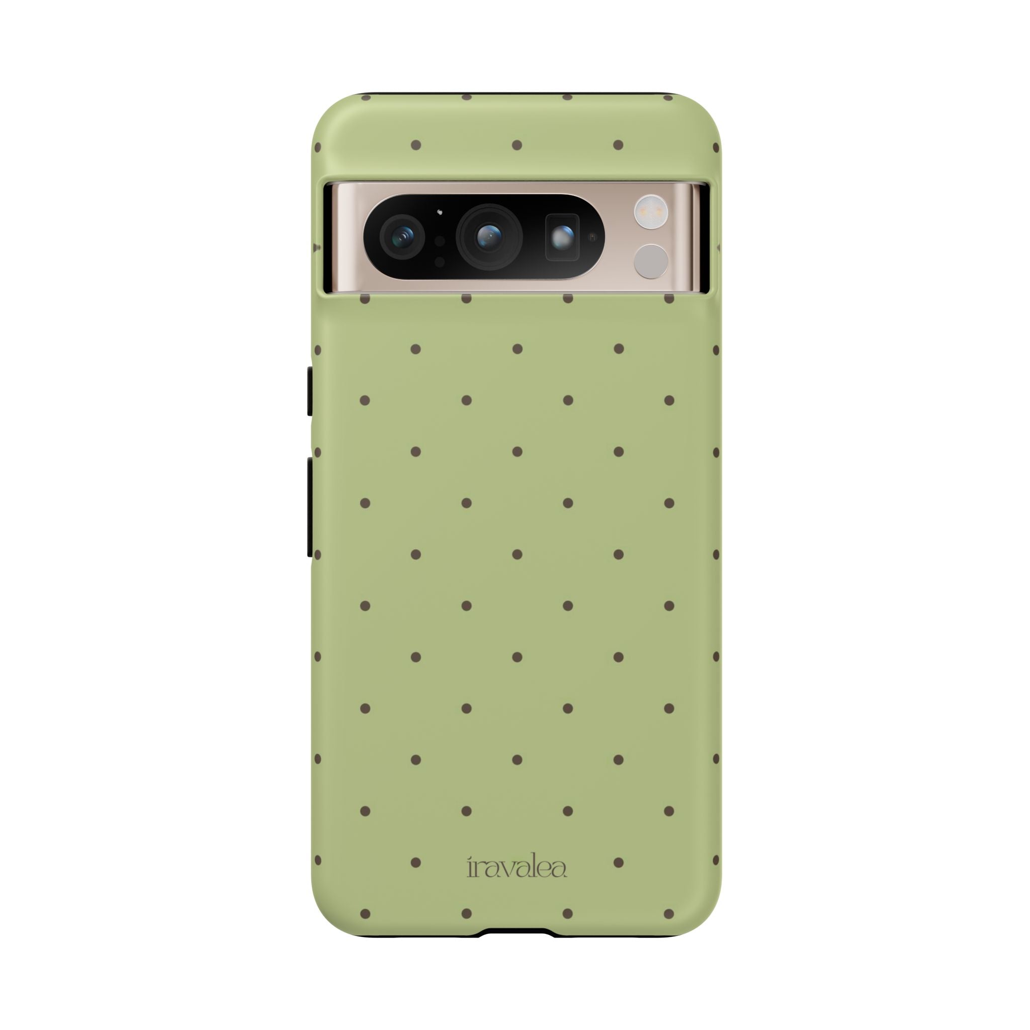 Matcha Green Polka Dot Phone Case