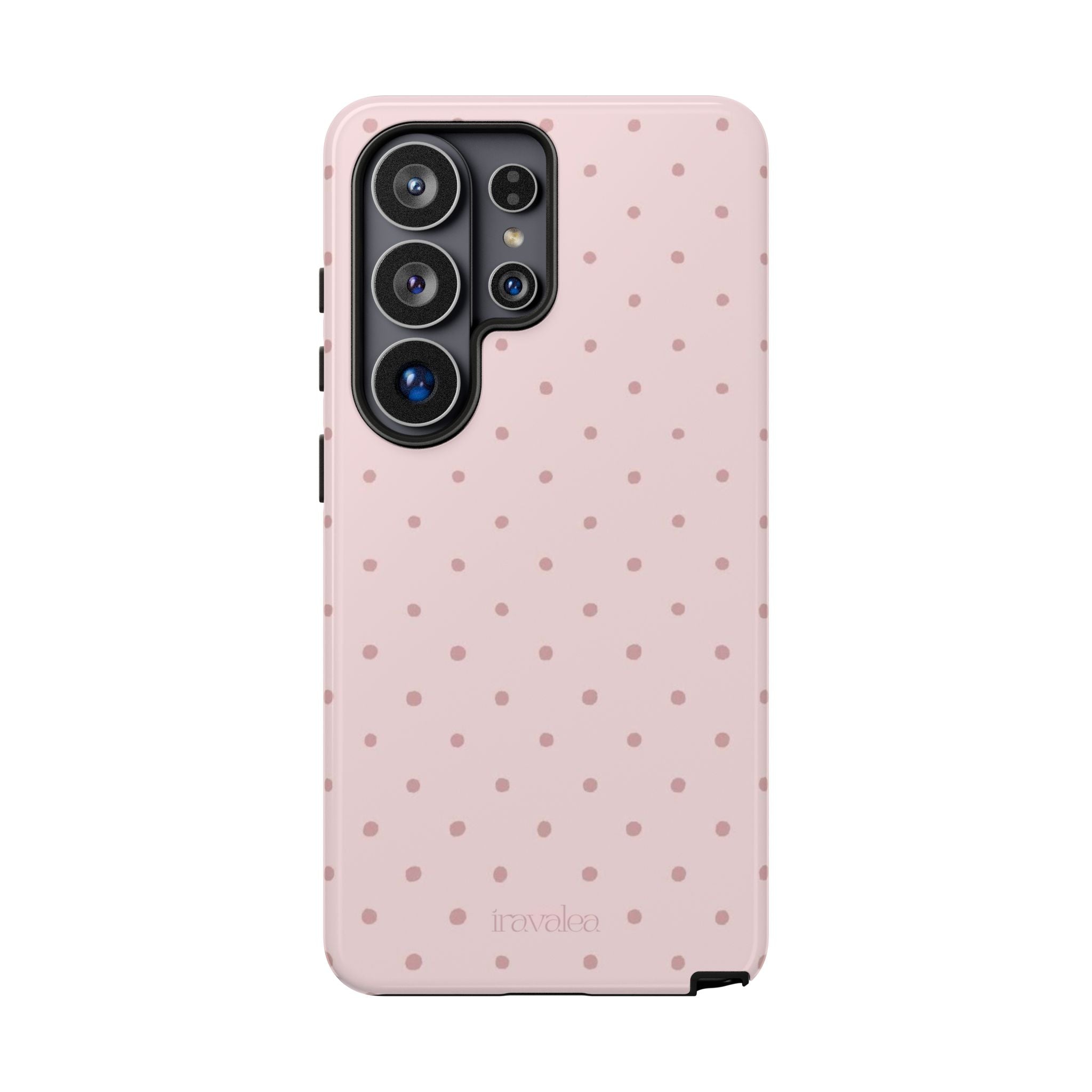 Blush Pink Polka Dot Phone Case