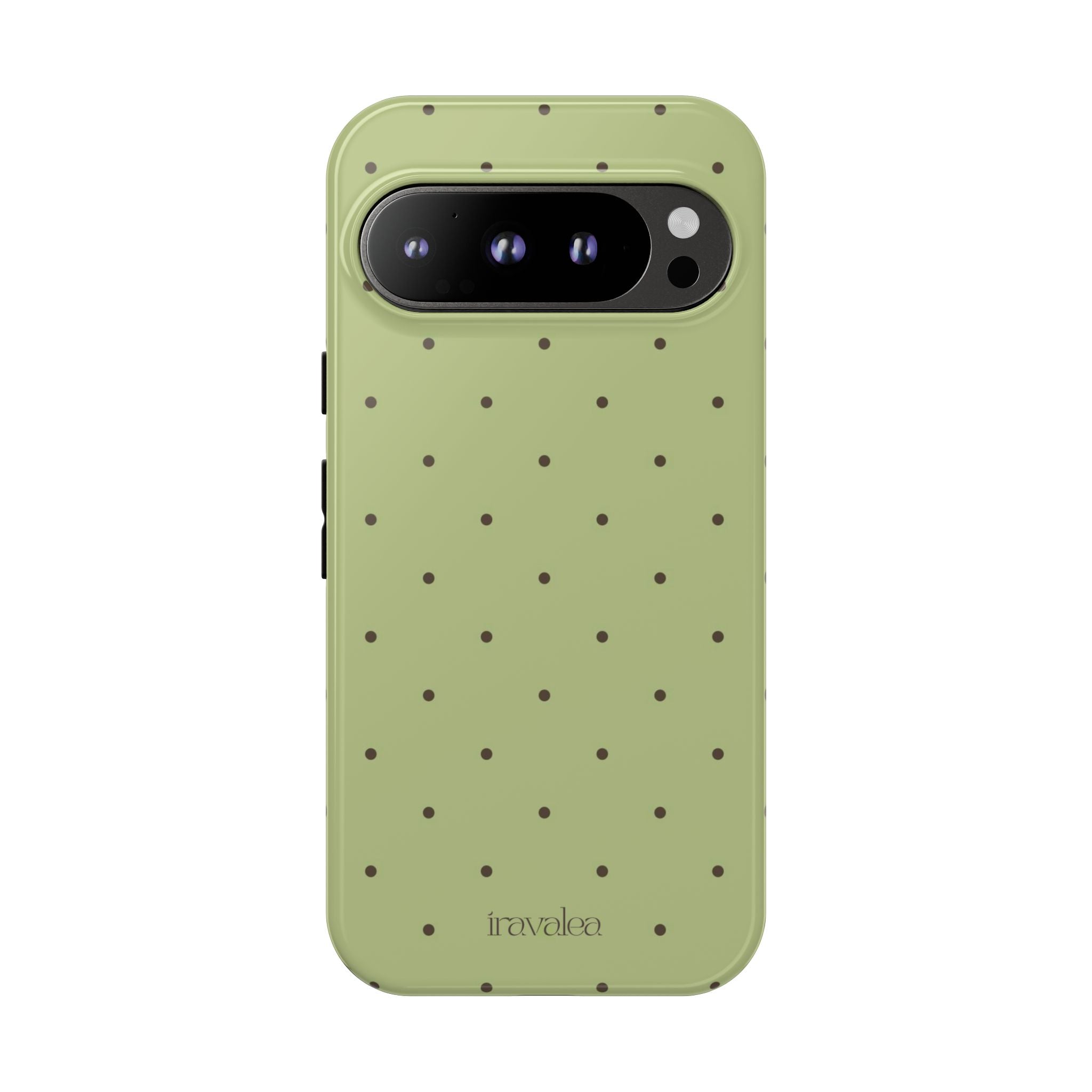 Matcha Green Polka Dot Phone Case
