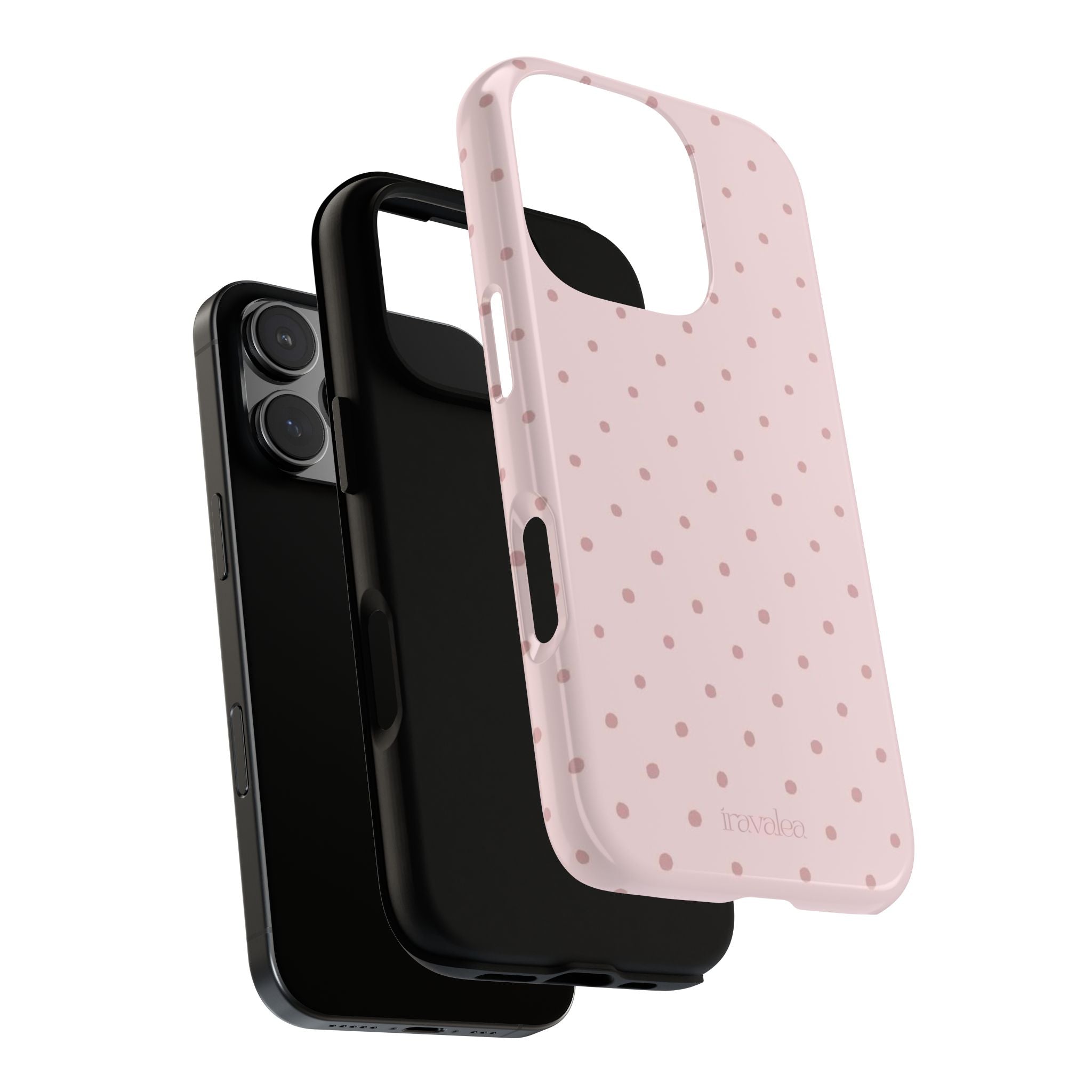 Blush Pink Polka Dot Phone Case