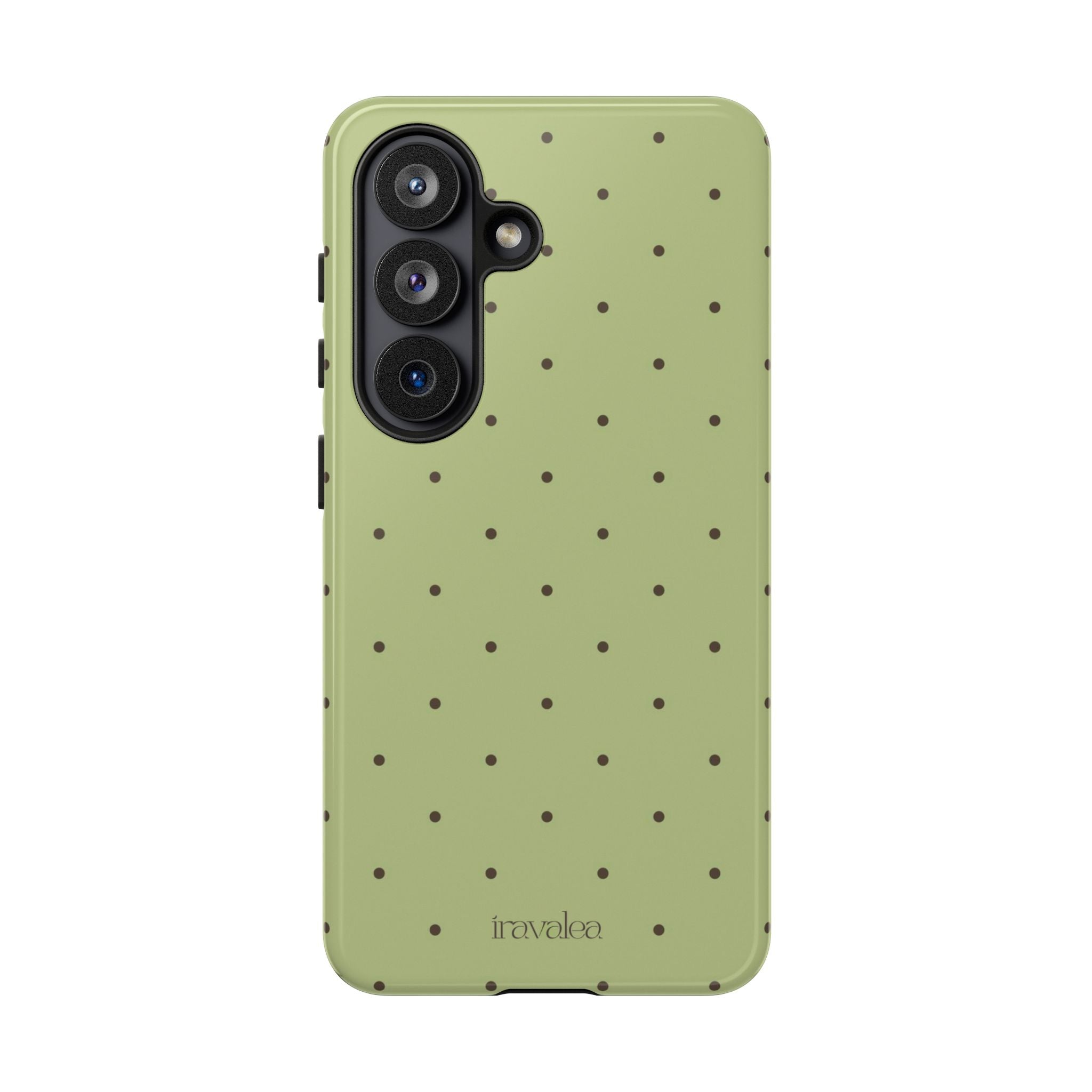 Matcha Green Polka Dot Phone Case