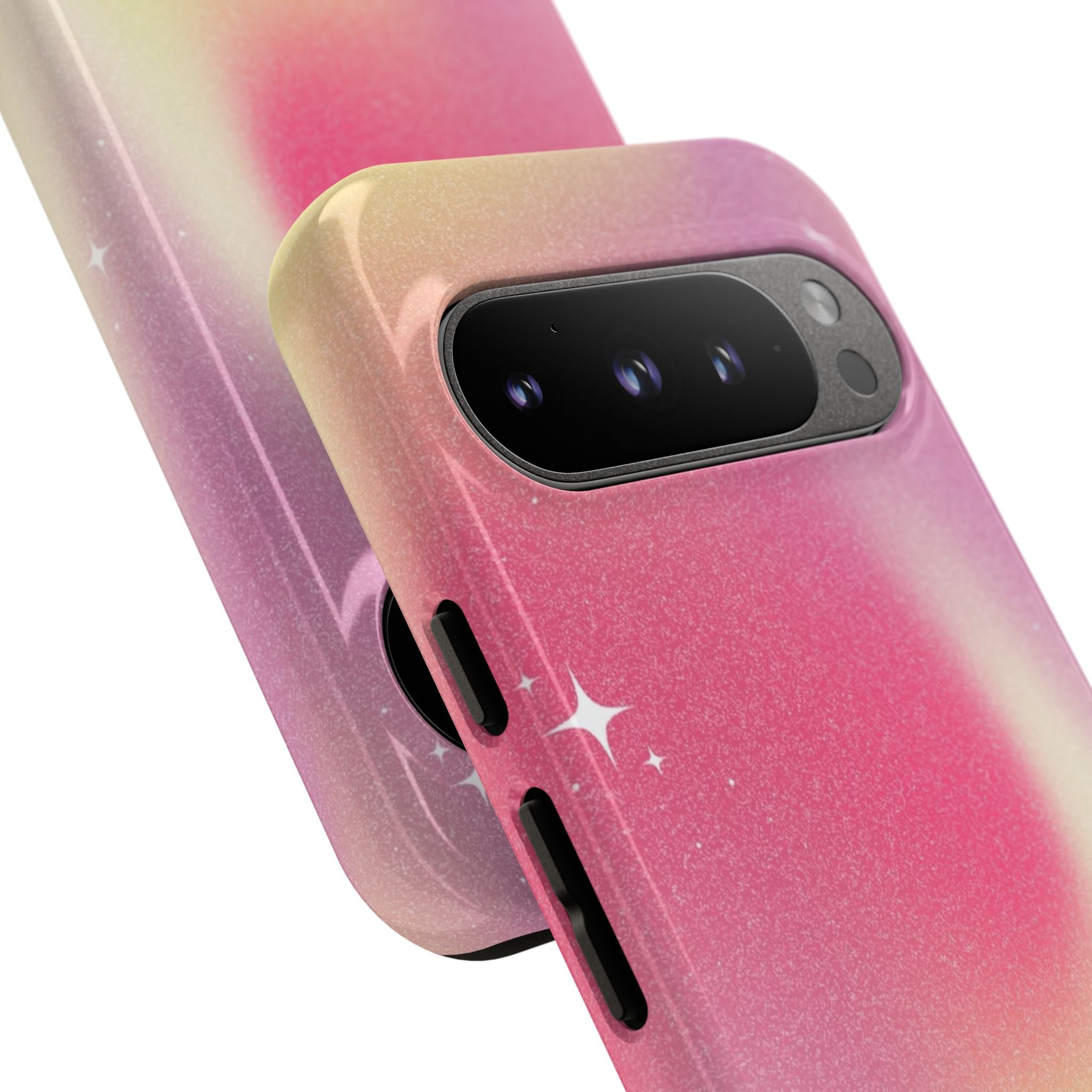 Pastel Pink Nebula Stars Phone Case