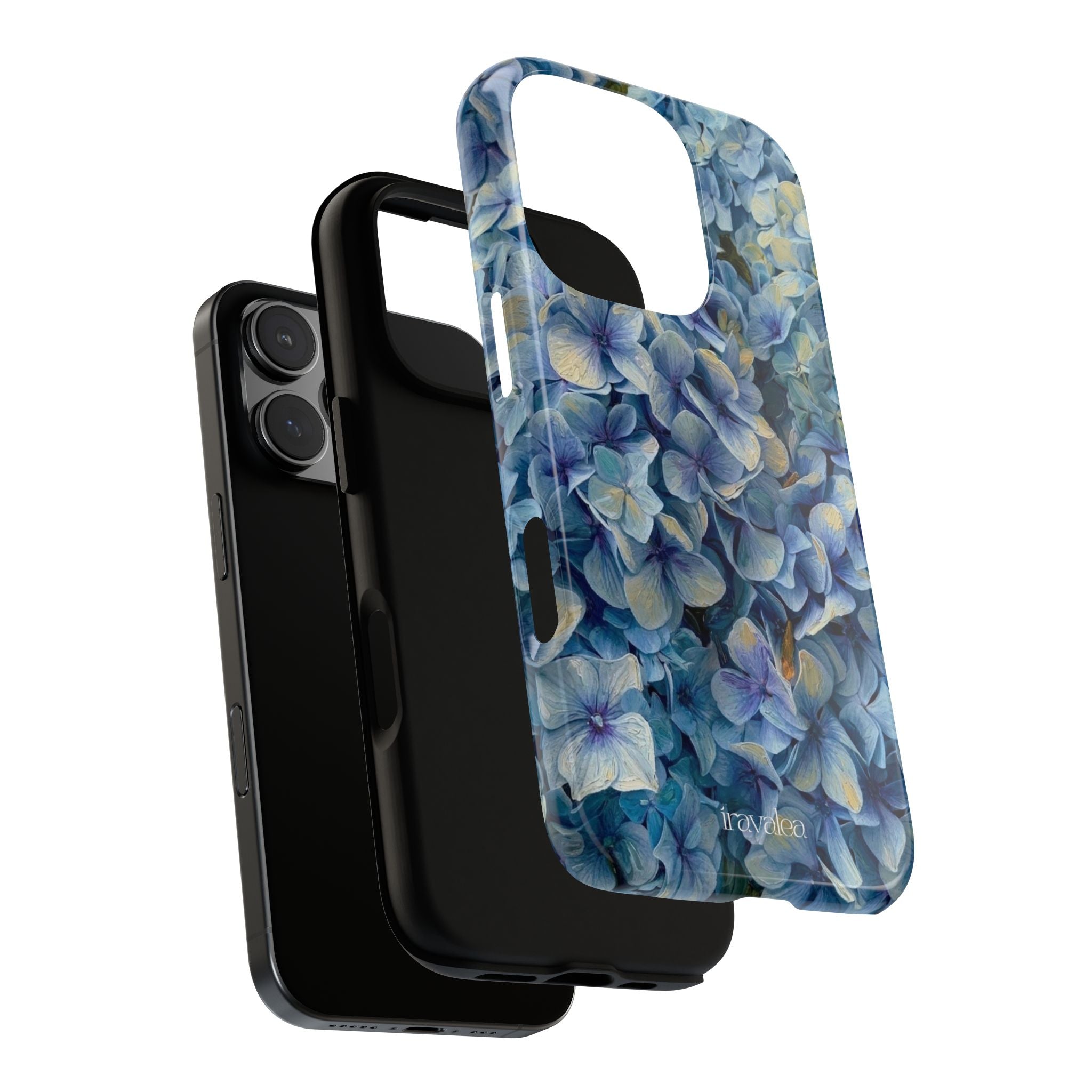 Blue Hydrangea Floral Botanical Phone Case