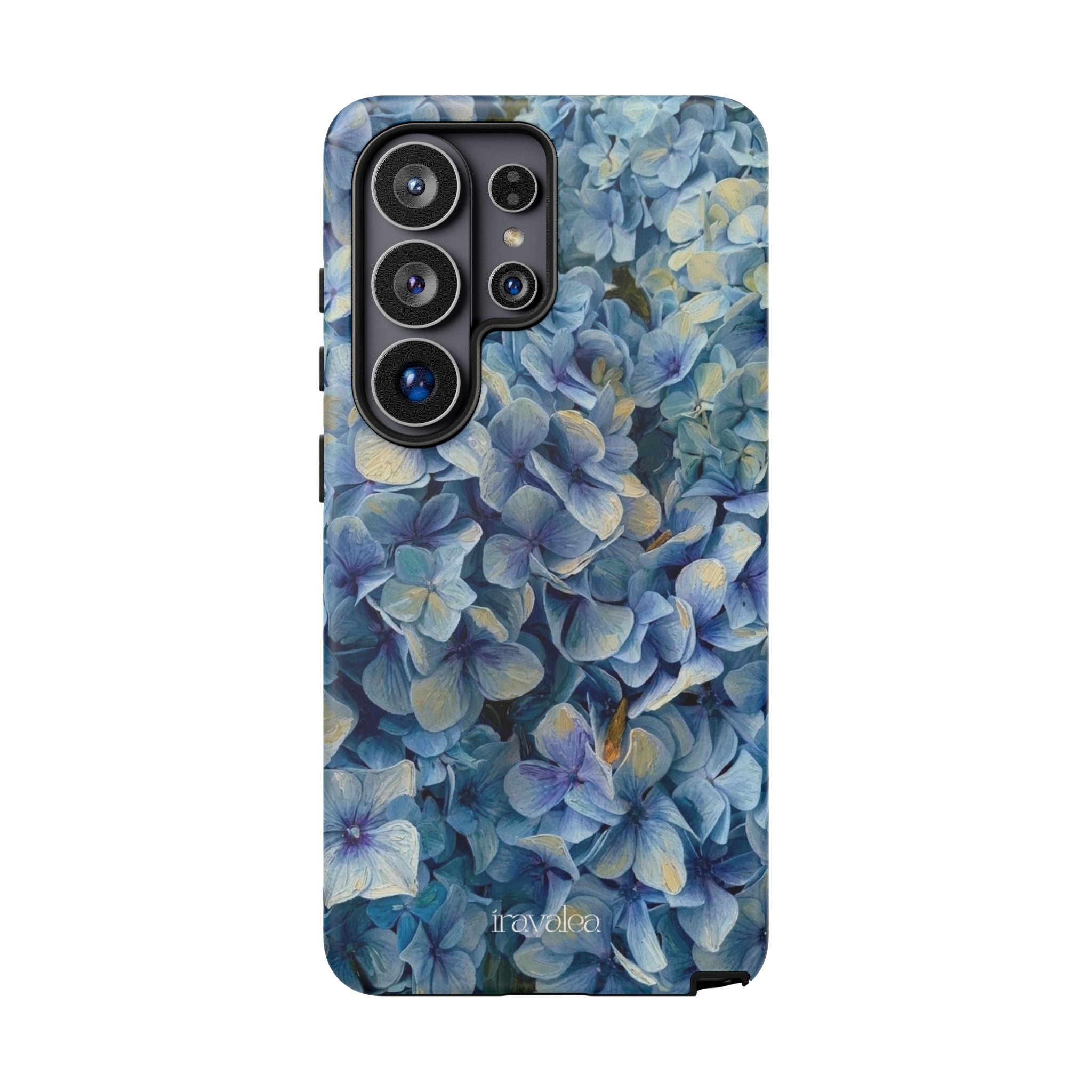 Blue Hydrangea Floral Botanical Phone Case