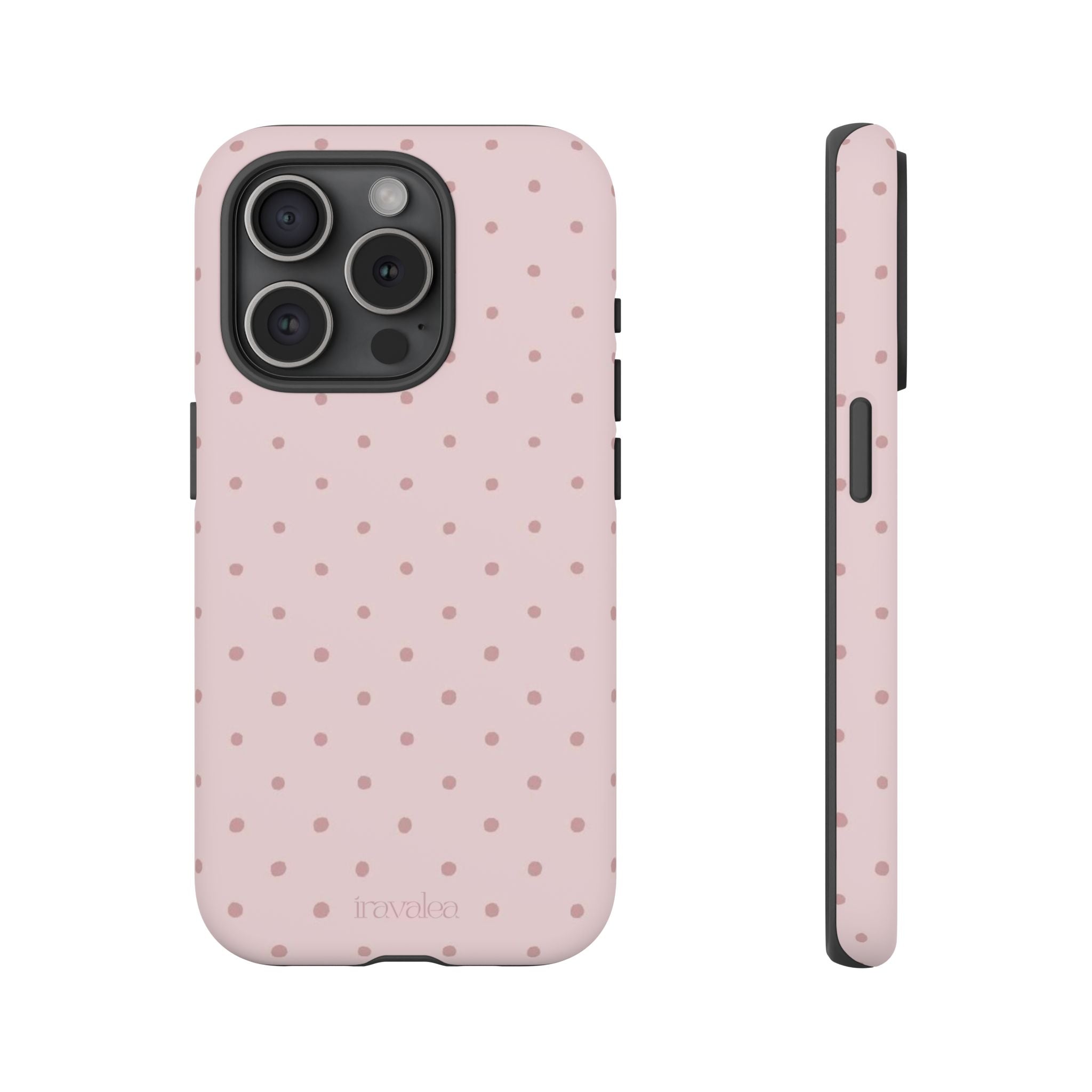 Blush Pink Polka Dot Phone Case