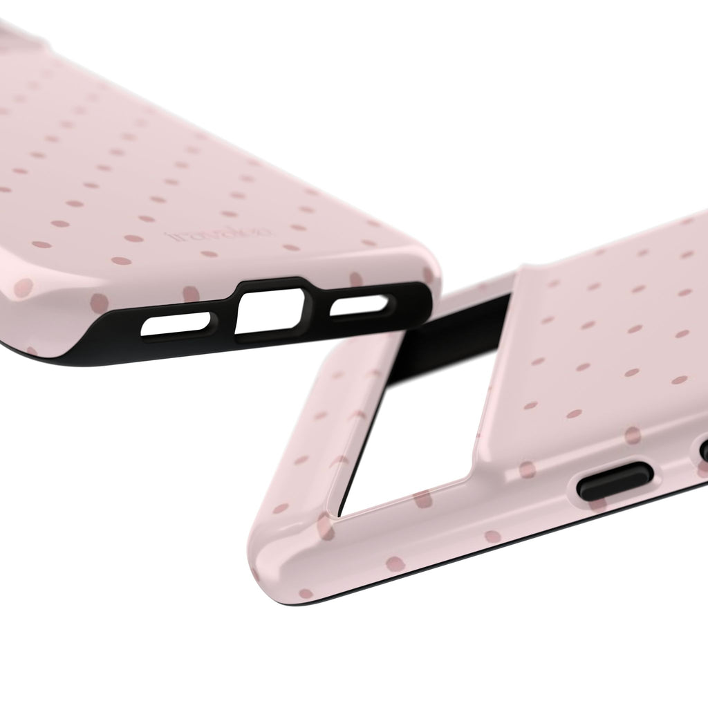 Blush Pink Polka Dot Phone Case