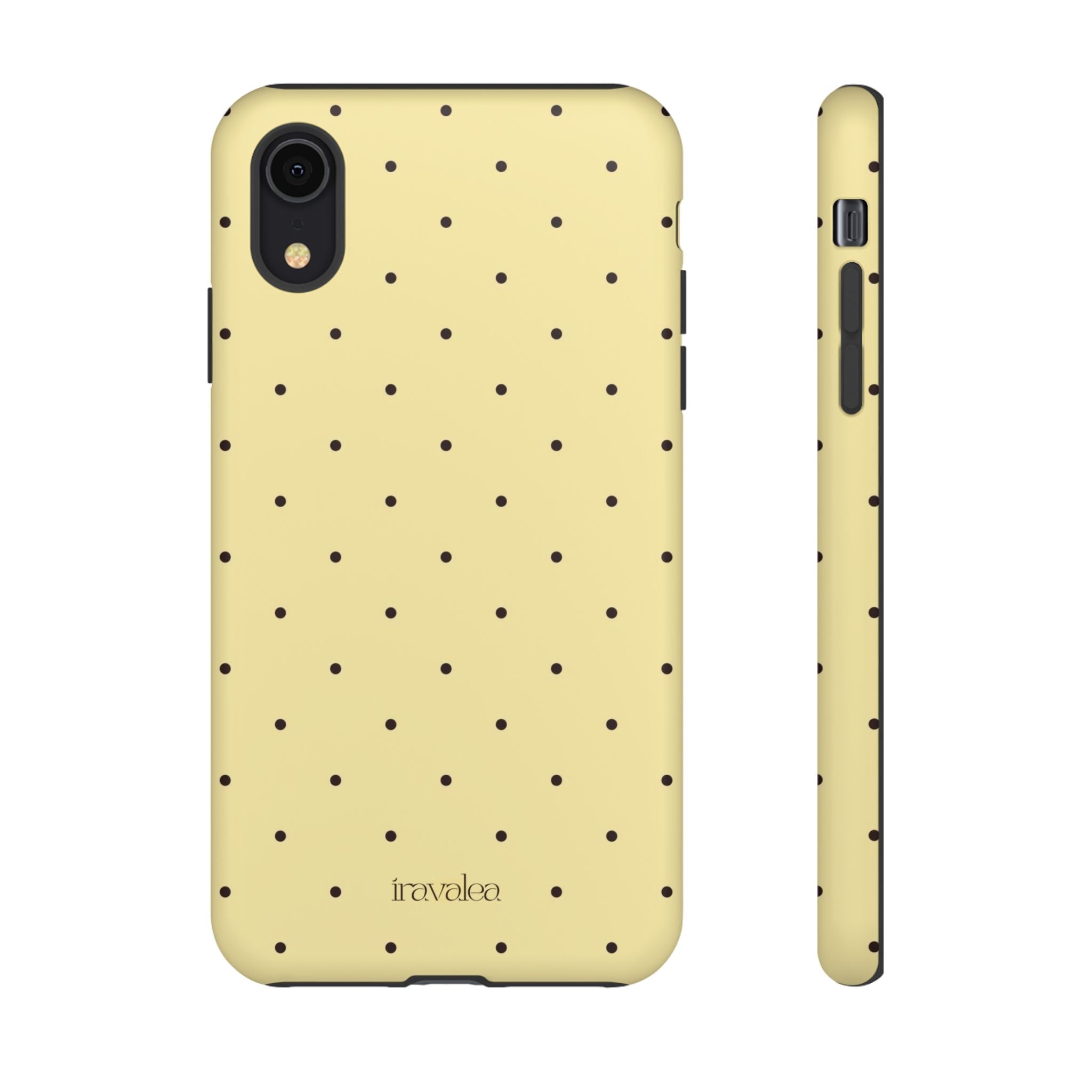 Butter Yellow Polka Dot Phone Case