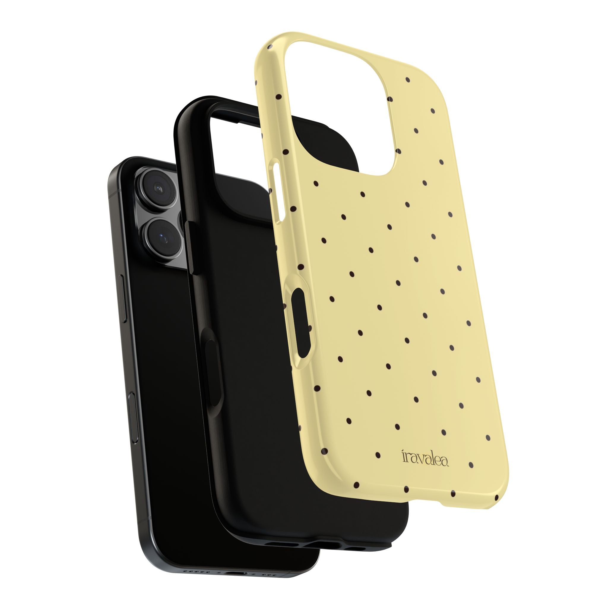 Butter Yellow Polka Dot Phone Case