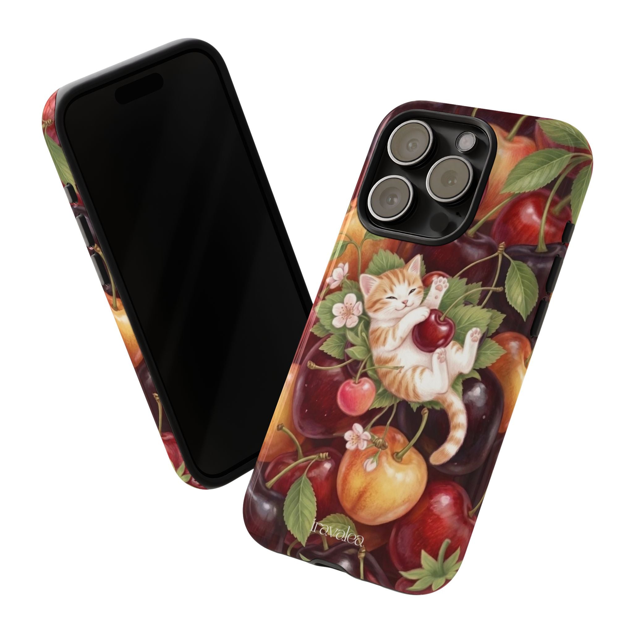 Cute Cat Cherry Phone Case