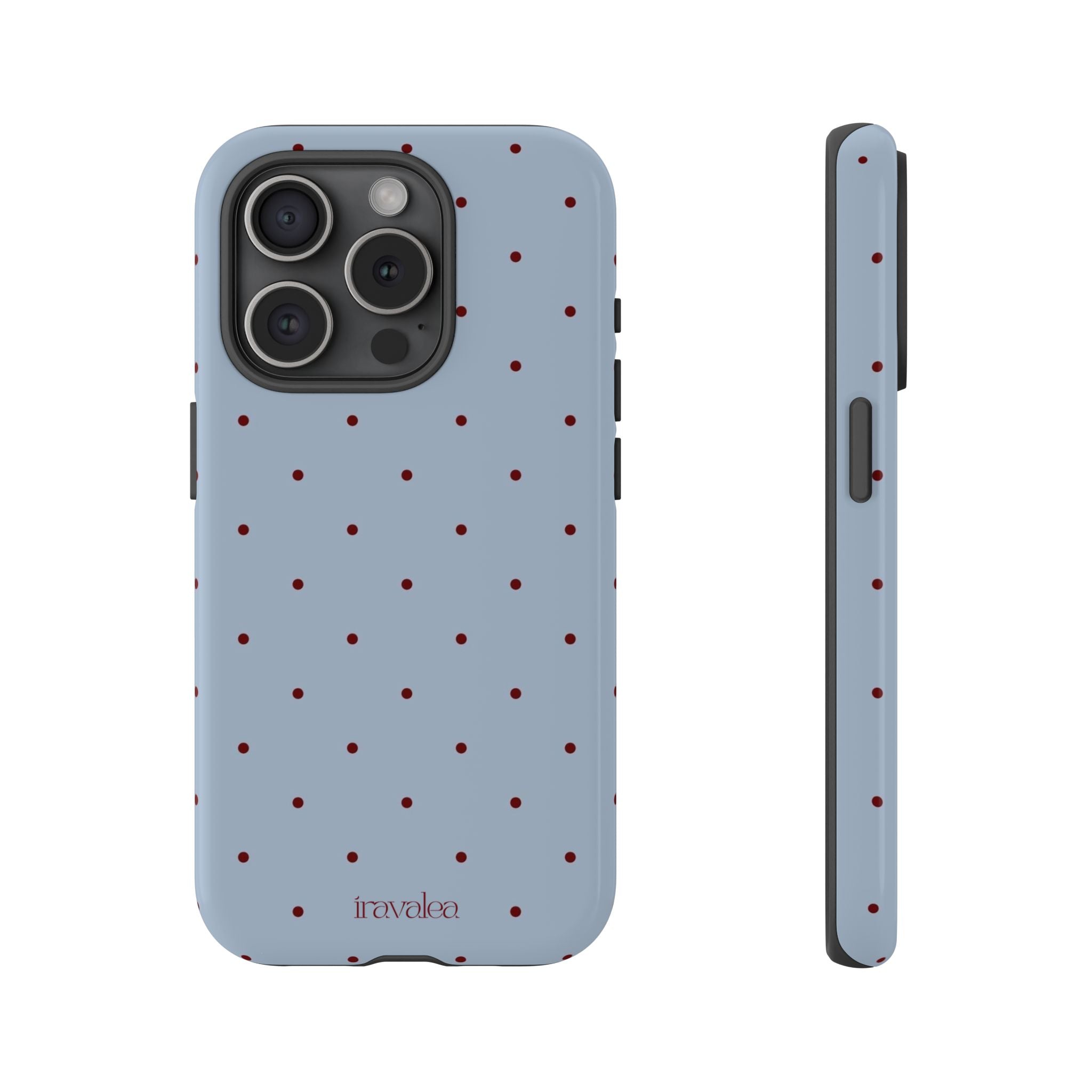 Light Blue Polka Dot Phone Case