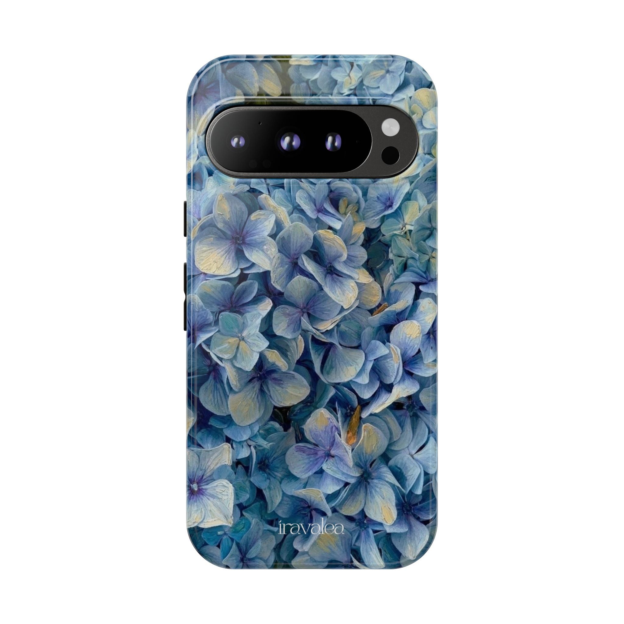 Blue Hydrangea Floral Botanical Phone Case