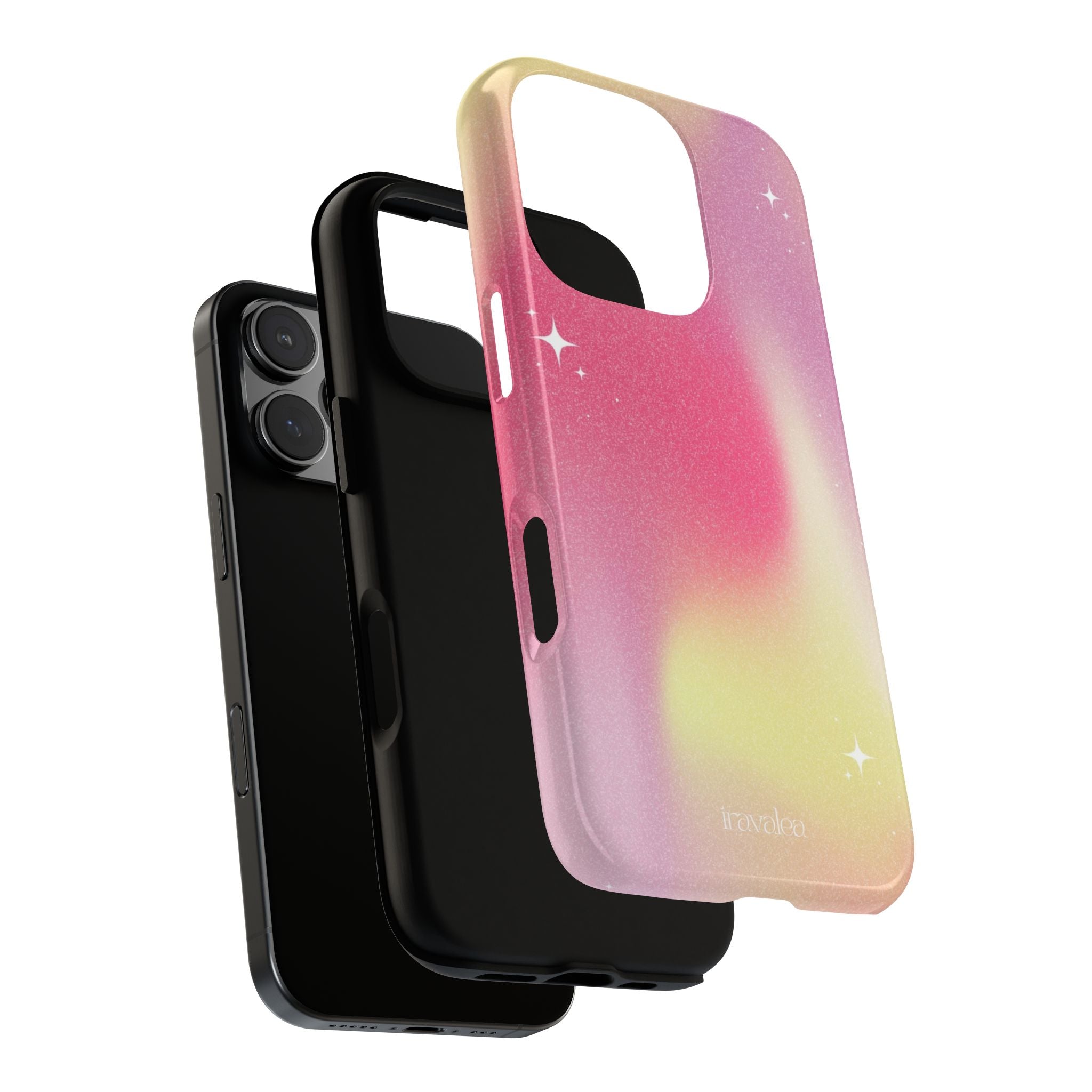 Pastel Pink Nebula Stars Phone Case