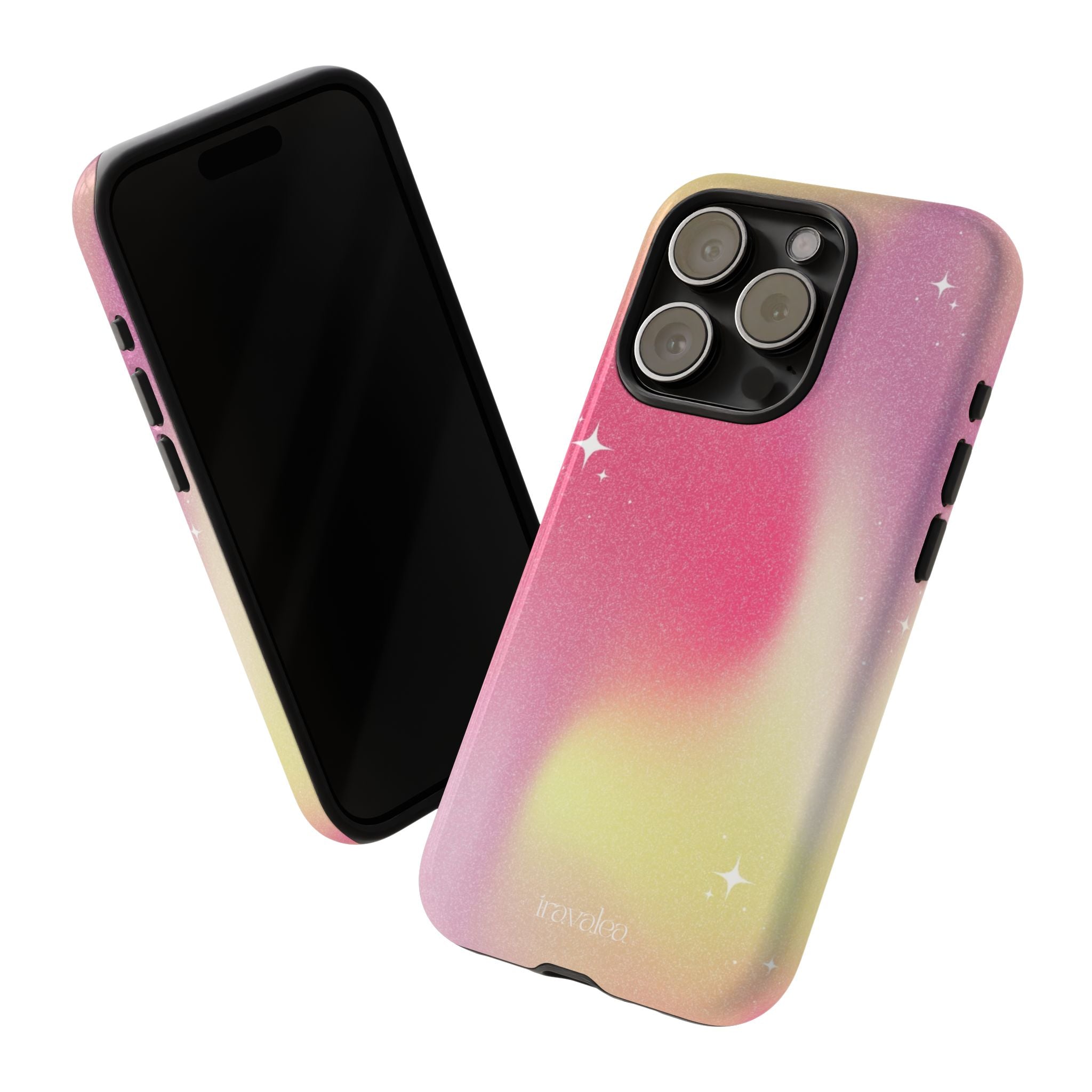 Pastel Pink Nebula Stars Phone Case