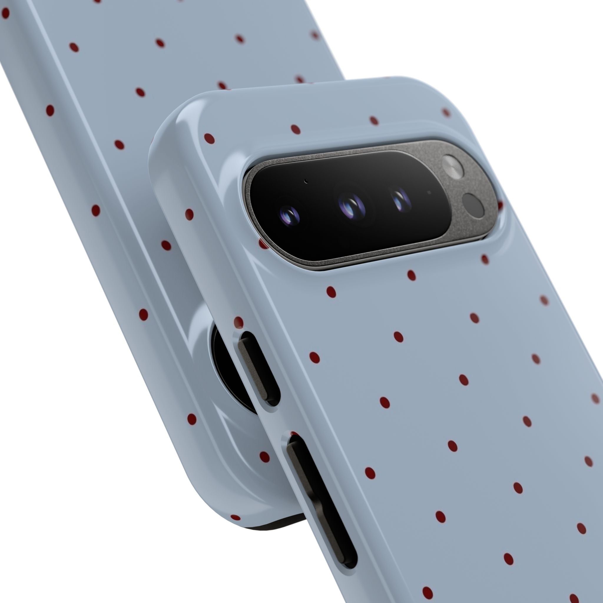 Light Blue Polka Dot Phone Case
