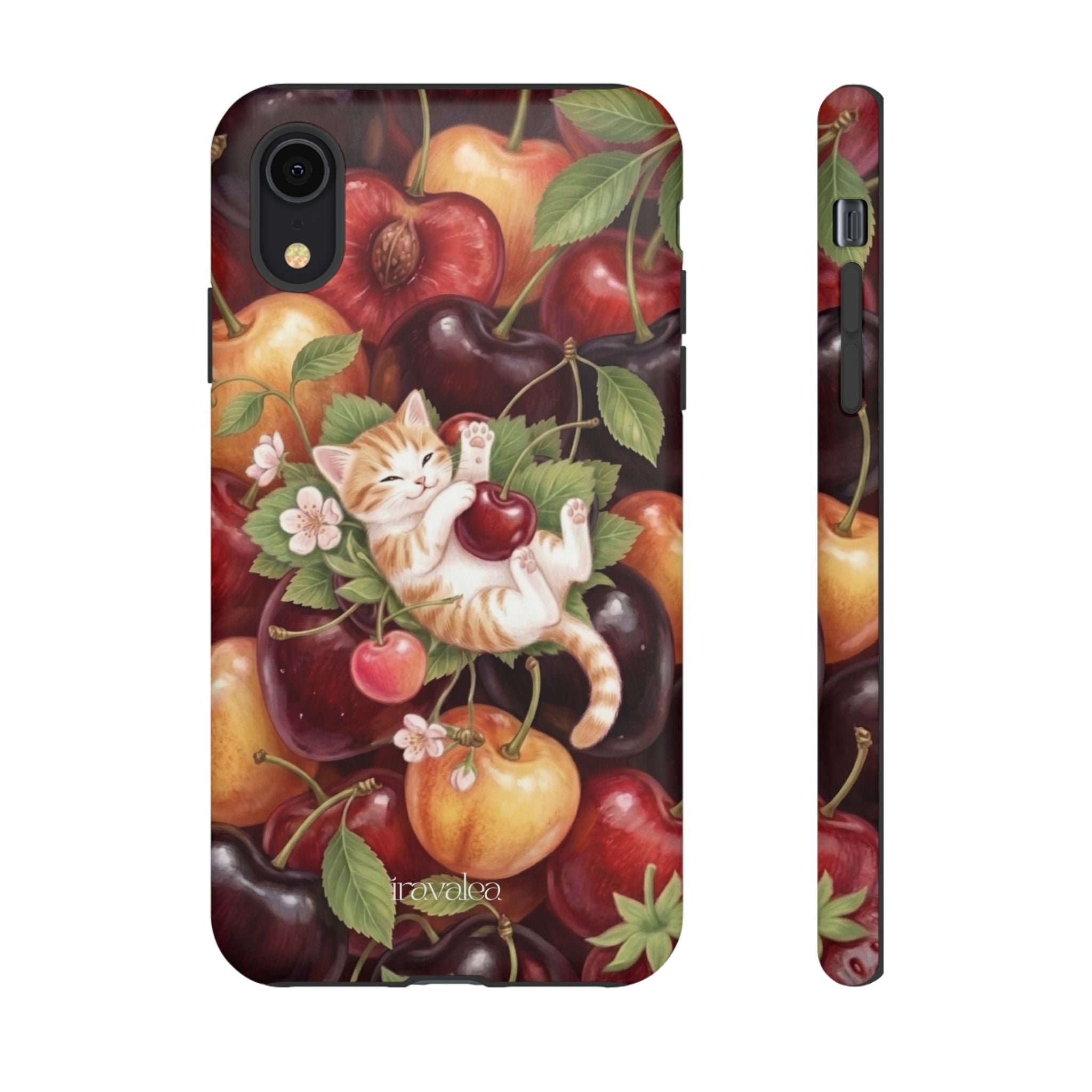 Cute Cat Cherry Phone Case