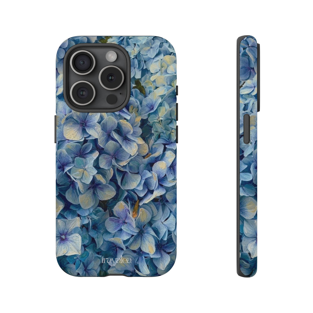 Blue Hydrangea Floral Botanical Phone Case