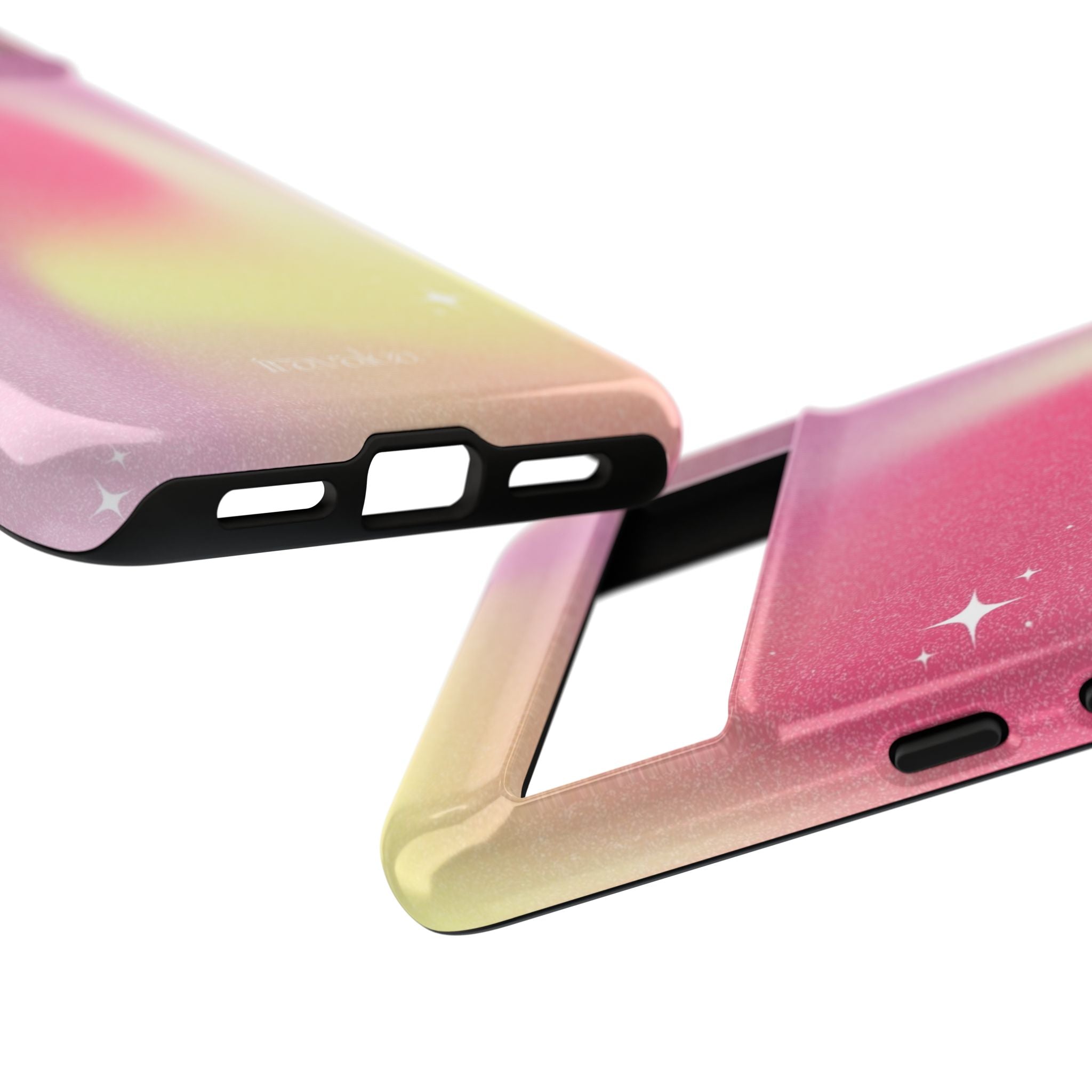 Pastel Pink Nebula Stars Phone Case