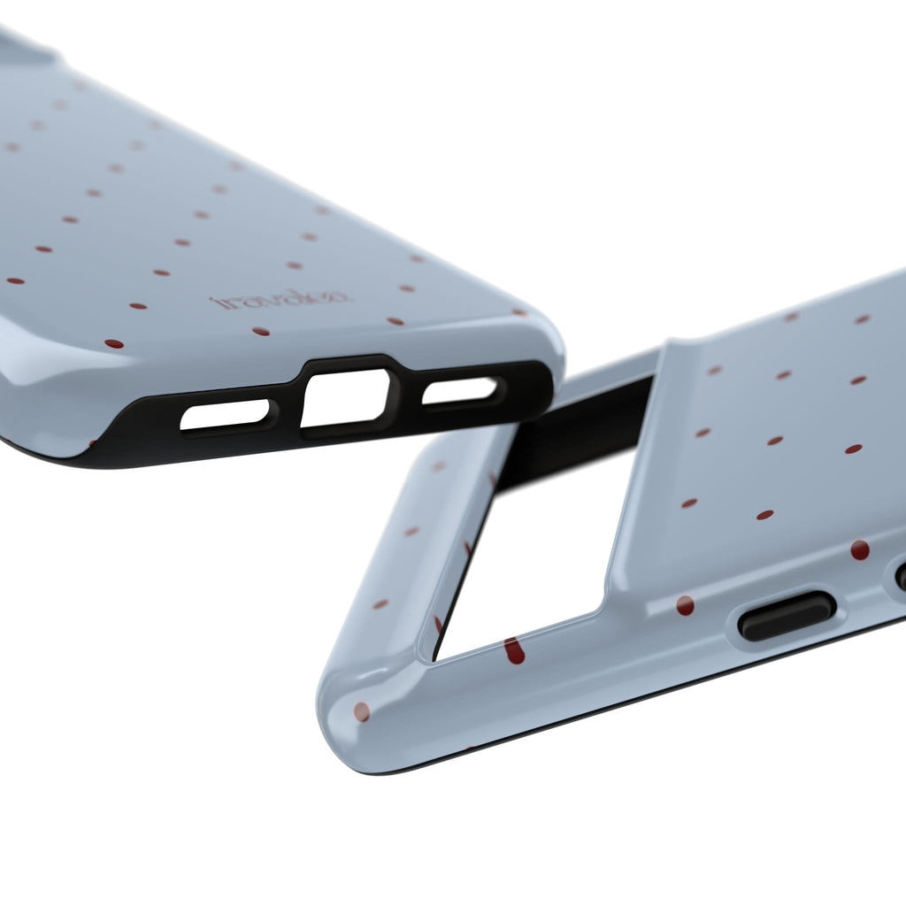 Light Blue Polka Dot Phone Case