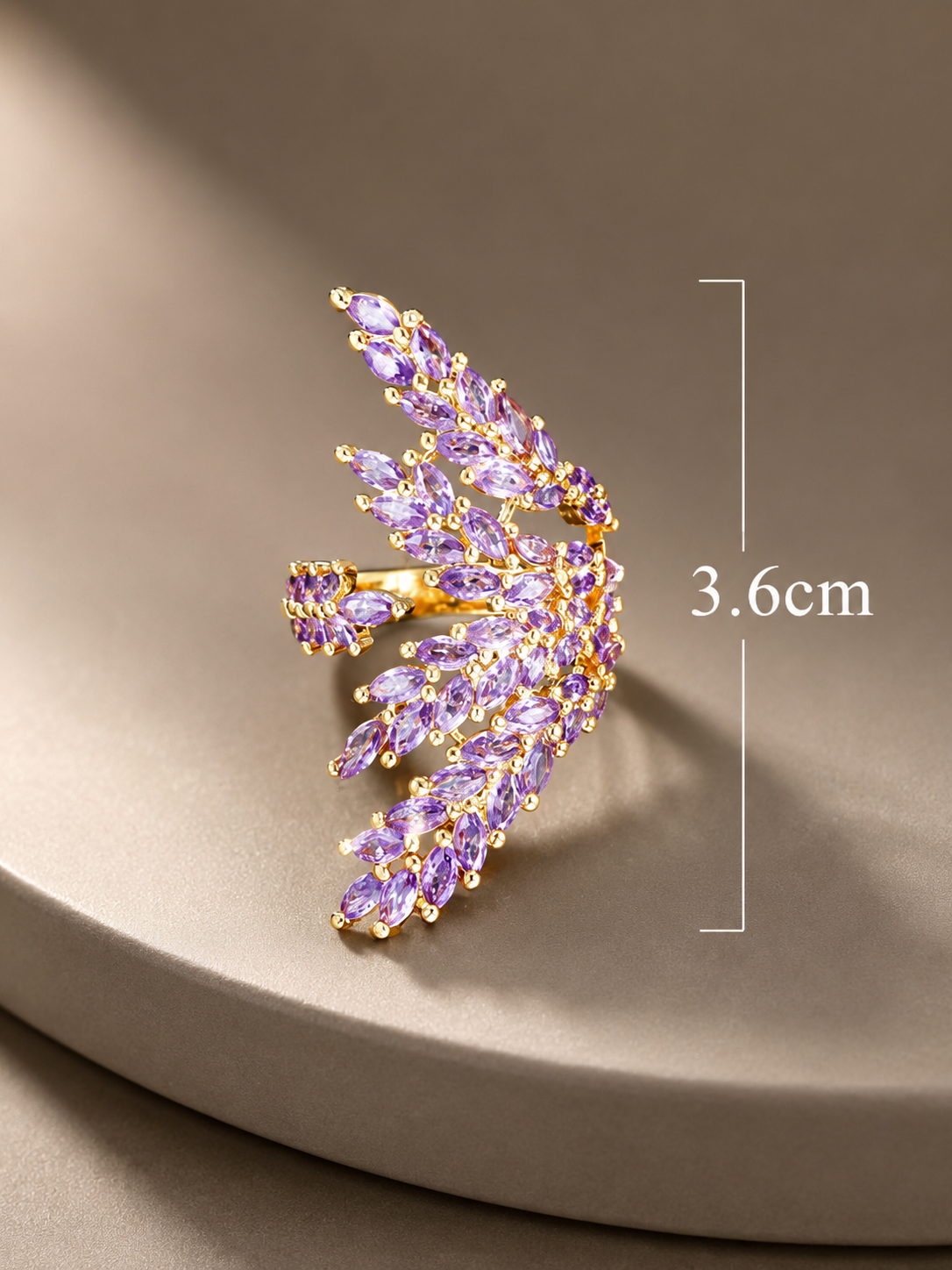Lavender Wing Ring