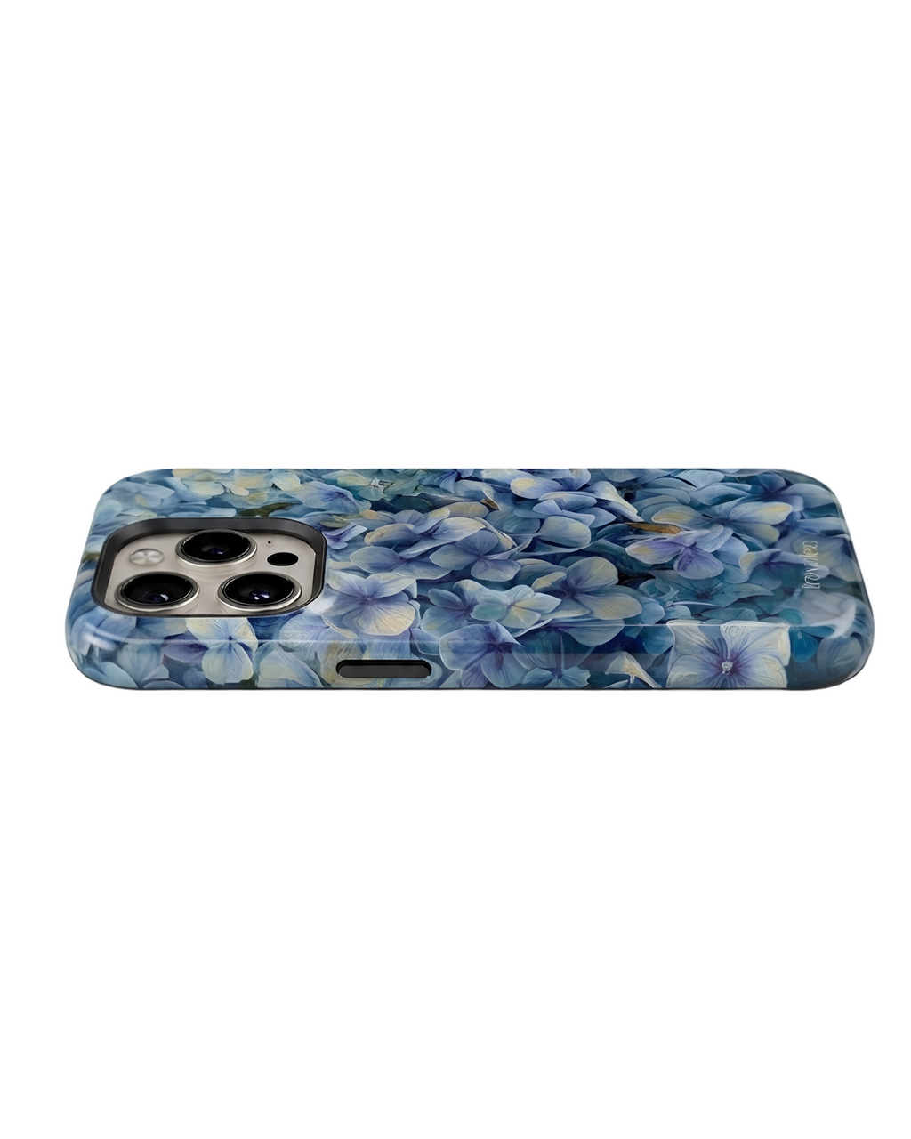 Blue Hydrangea Floral Botanical Phone Case