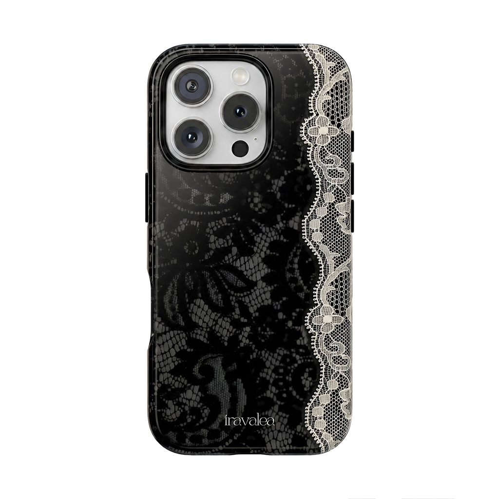 Black and White Lace Phone Case
