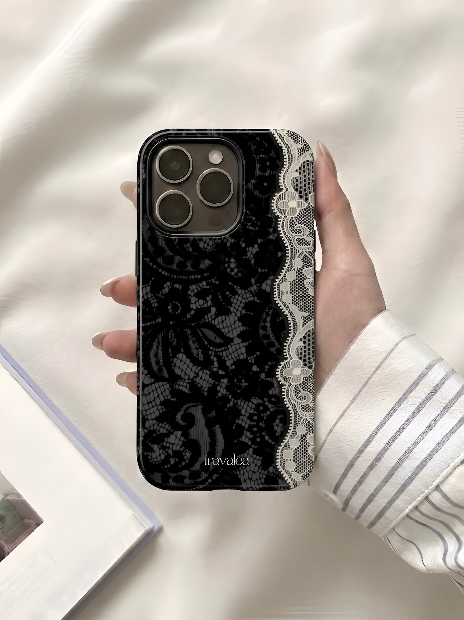 Black and White Lace Phone Case