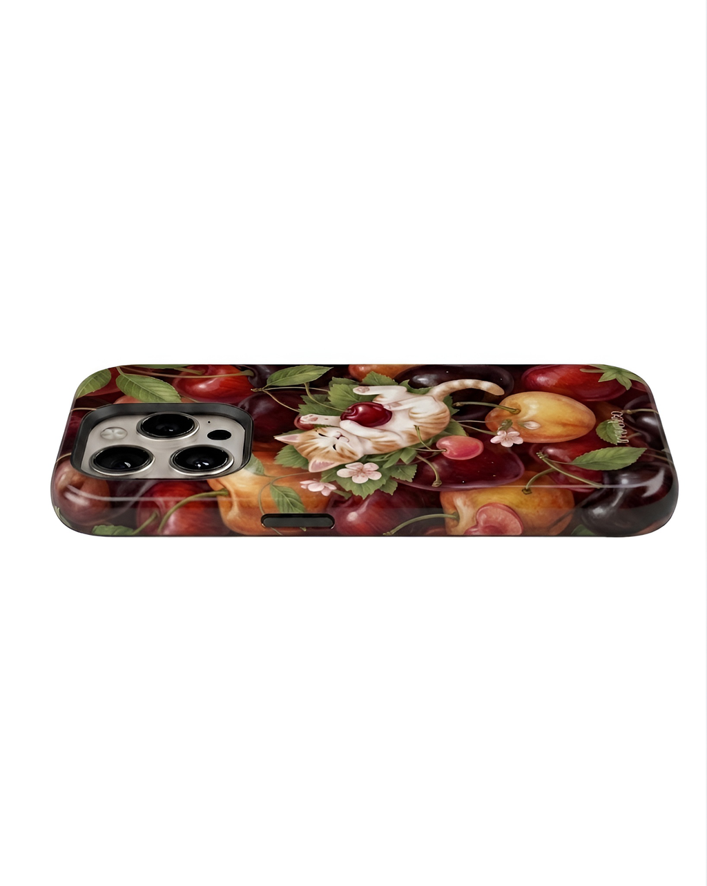 Cute Cat Cherry Phone Case