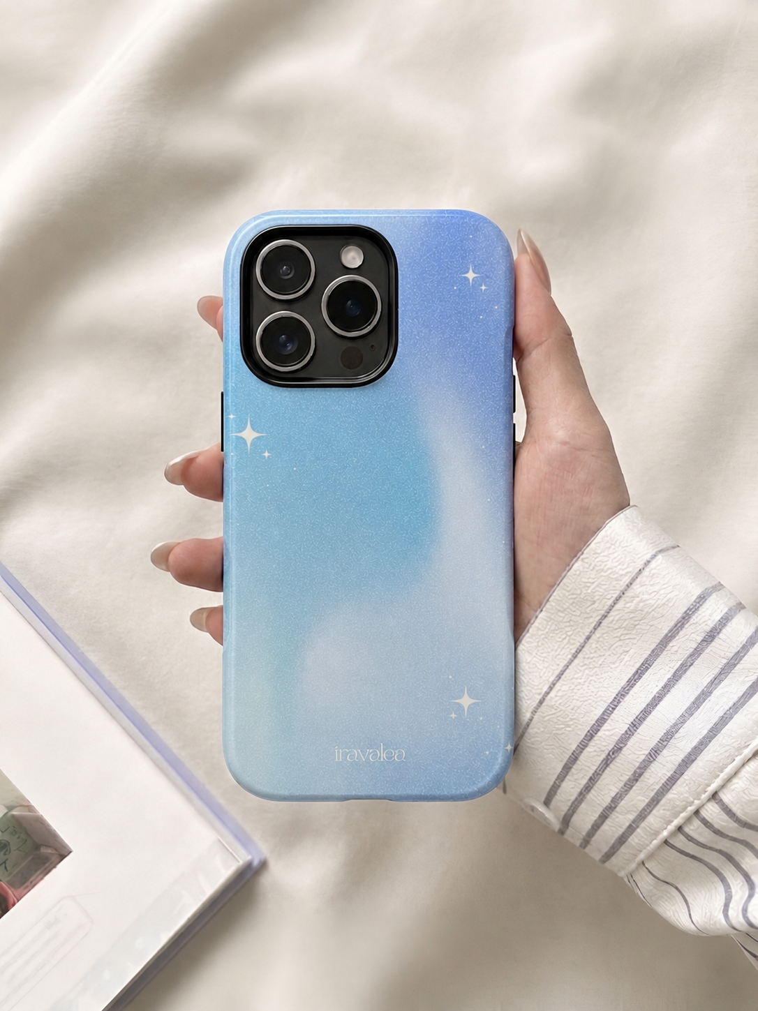 Blue Nebula Stars Phone Case