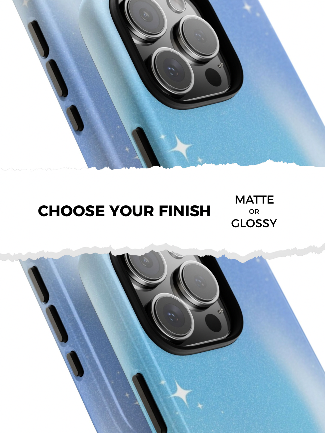 Blue Nebula Stars Phone Case