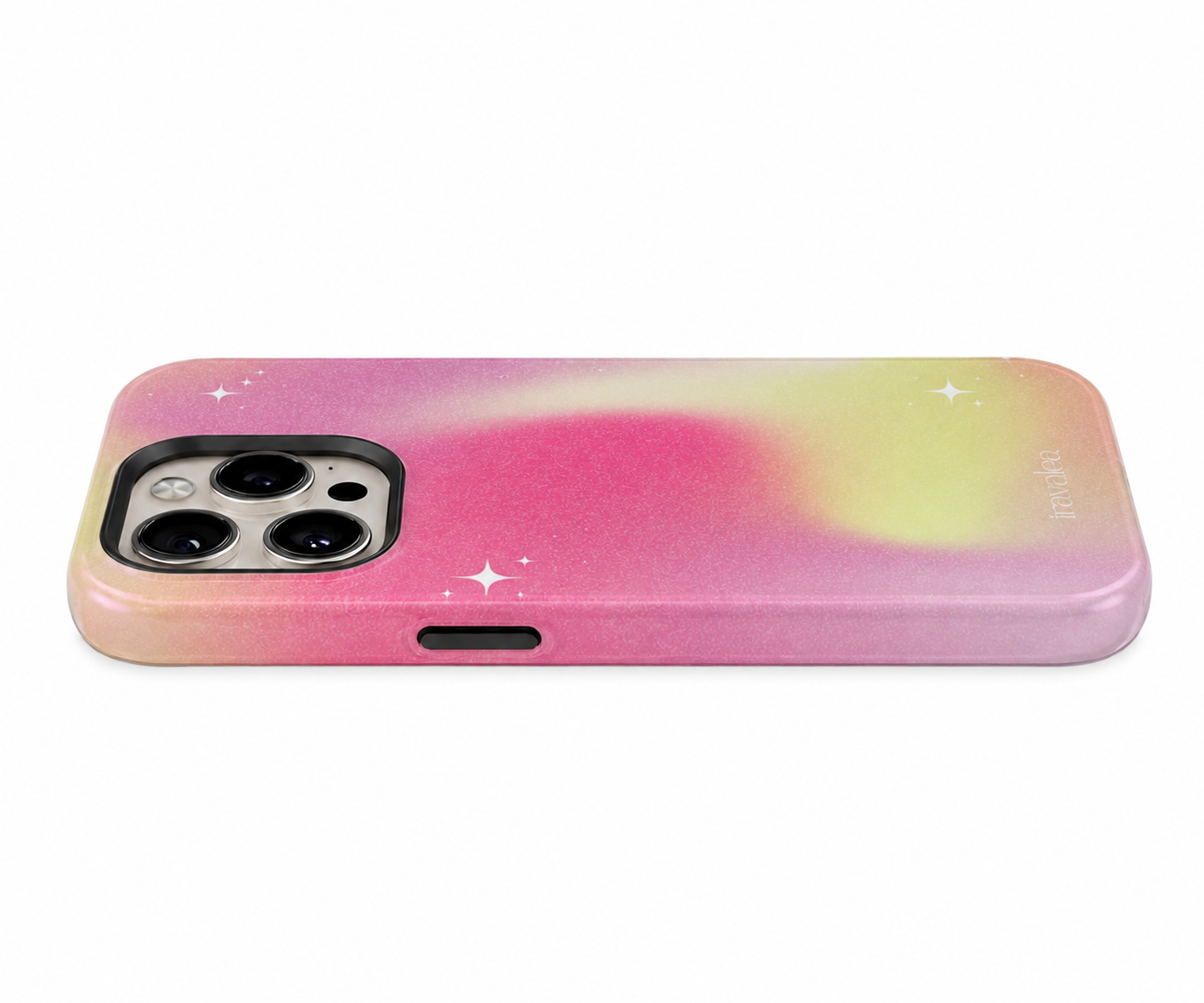 Pastel Pink Nebula Stars Phone Case