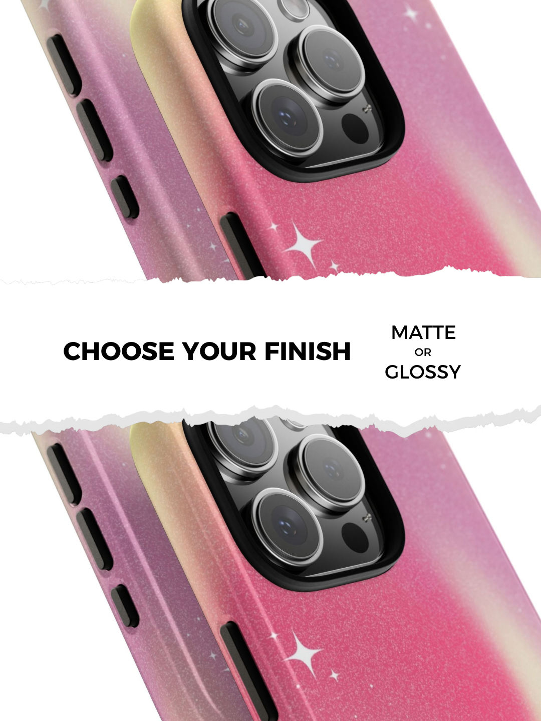 Pastel Pink Nebula Stars Phone Case