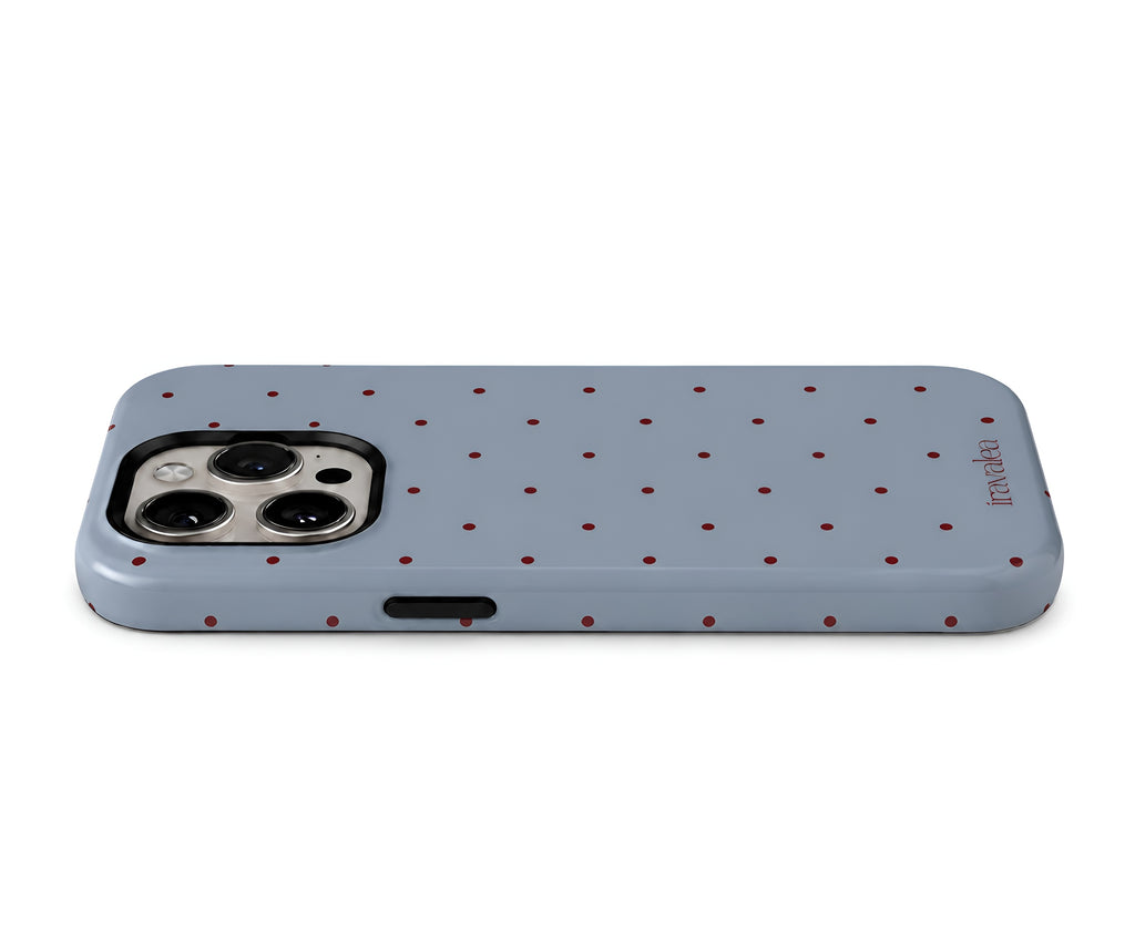 Light Blue Polka Dot Phone Case