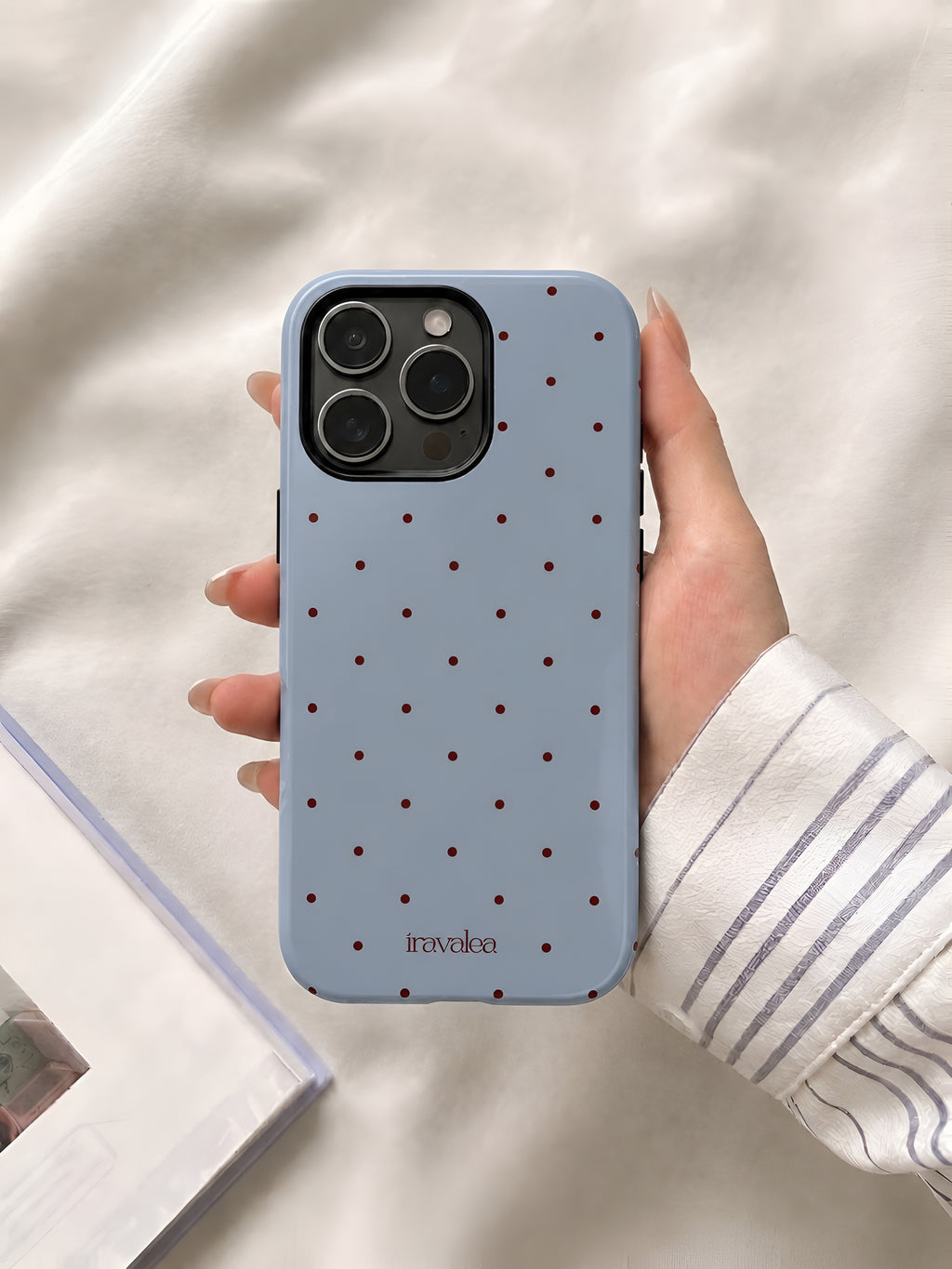 Light Blue Polka Dot Phone Case