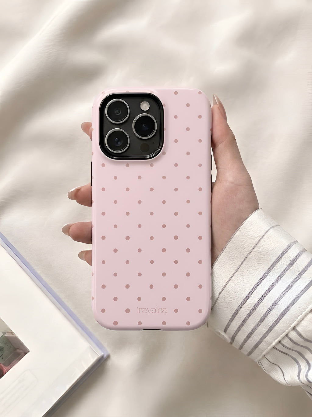 Blush Pink Polka Dot Phone Case