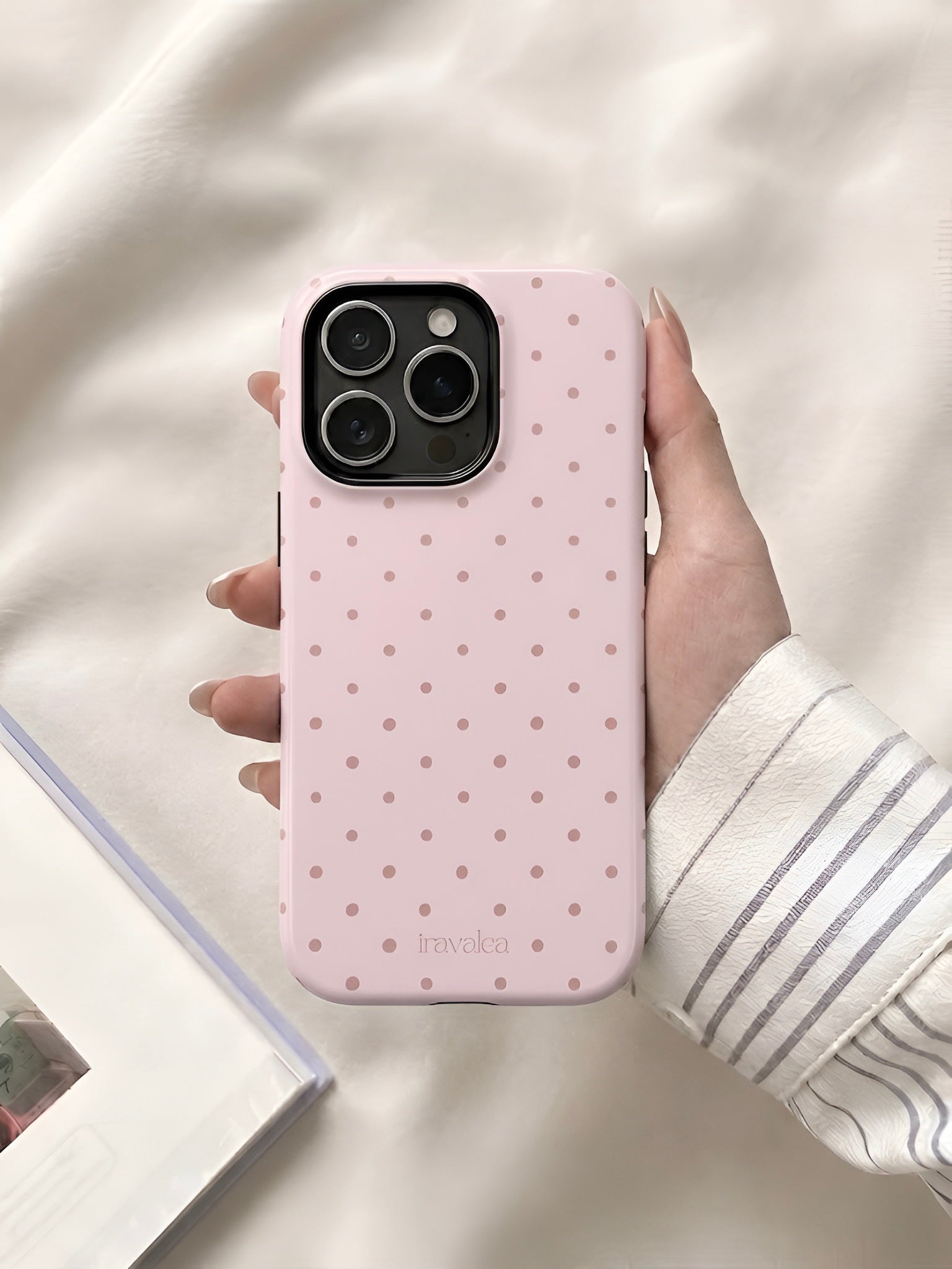 Blush Pink Polka Dot Phone Case