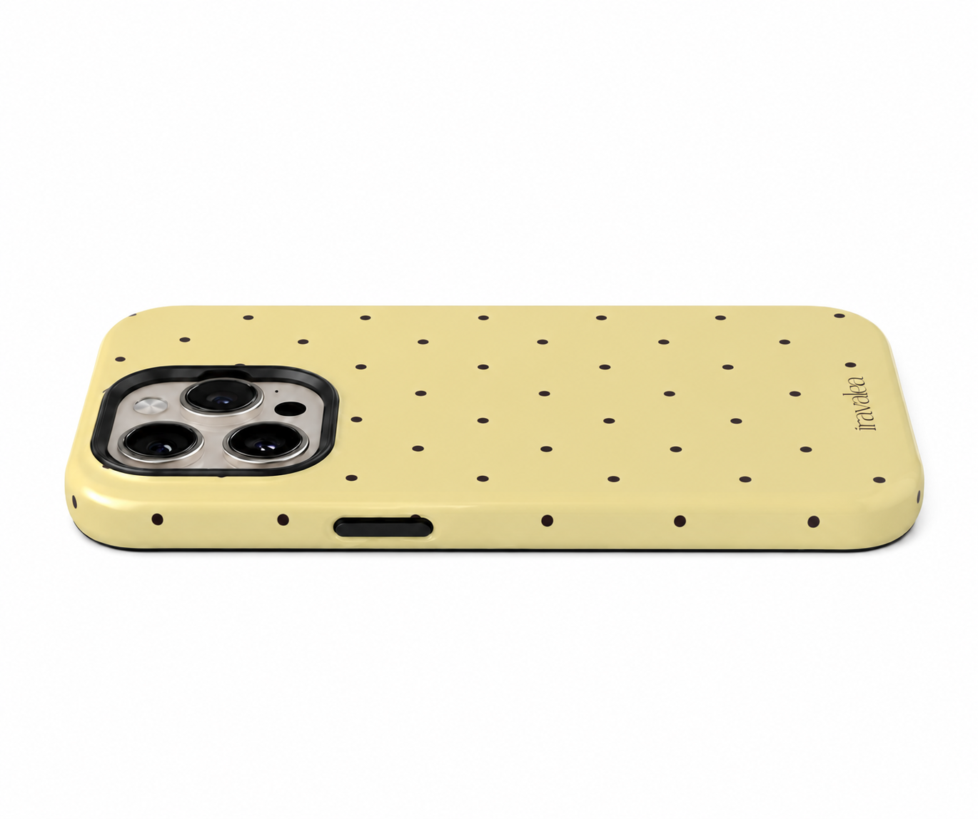 Butter Yellow Polka Dot Phone Case