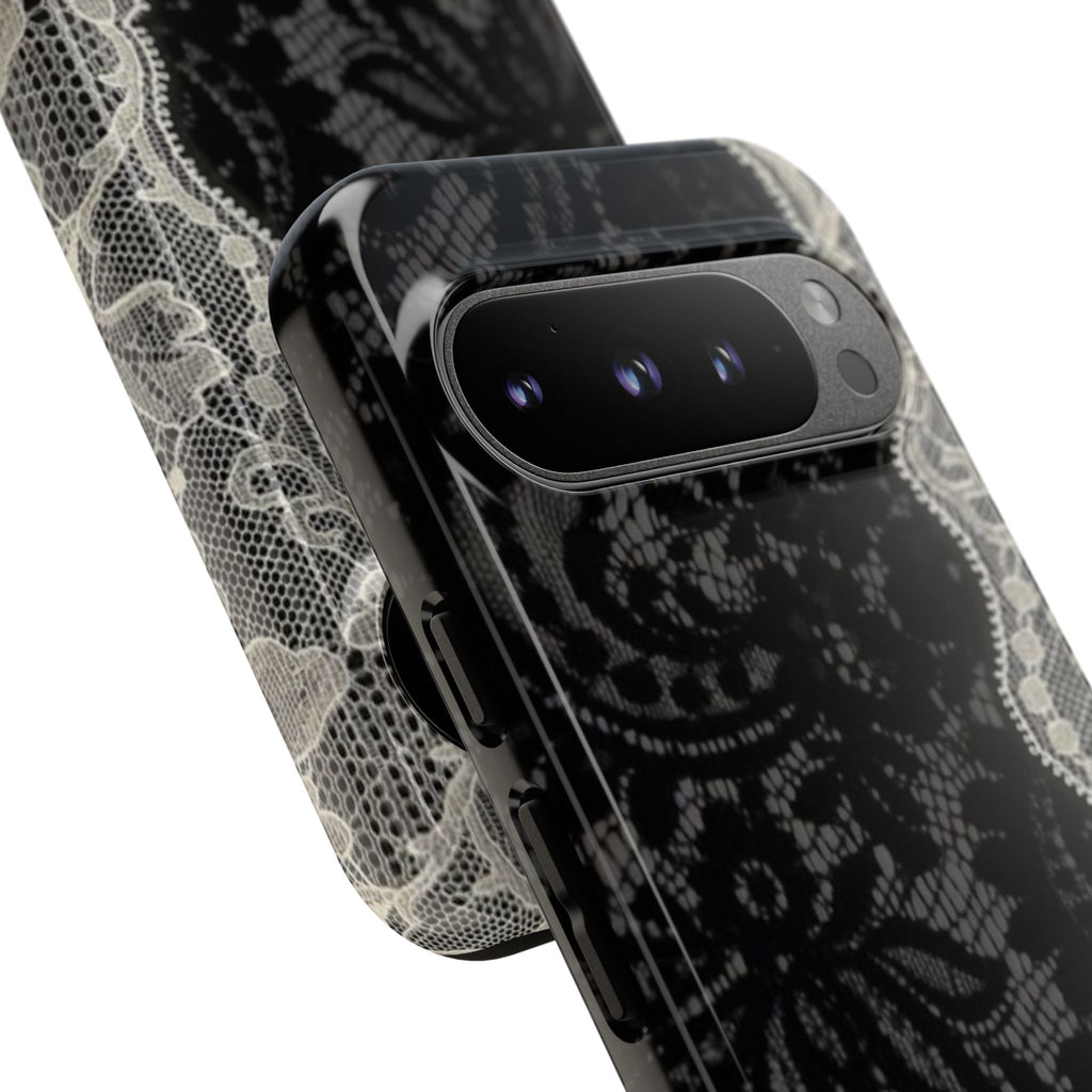 Black and White Lace Phone Case