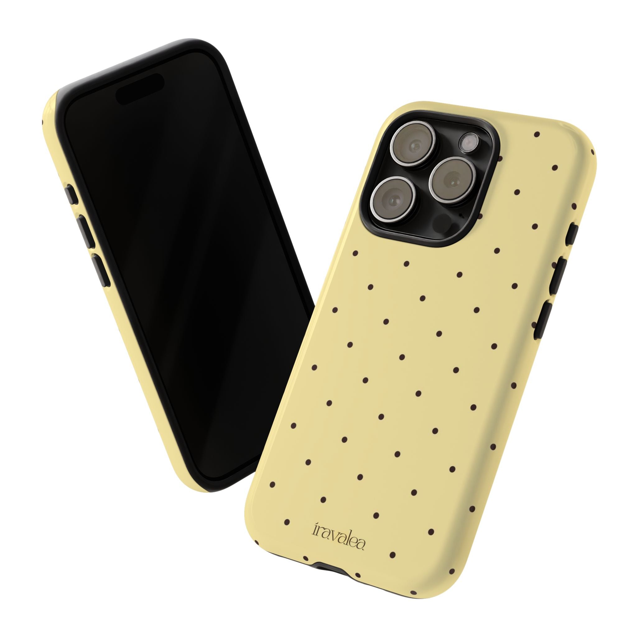 Butter Yellow Polka Dot Phone Case