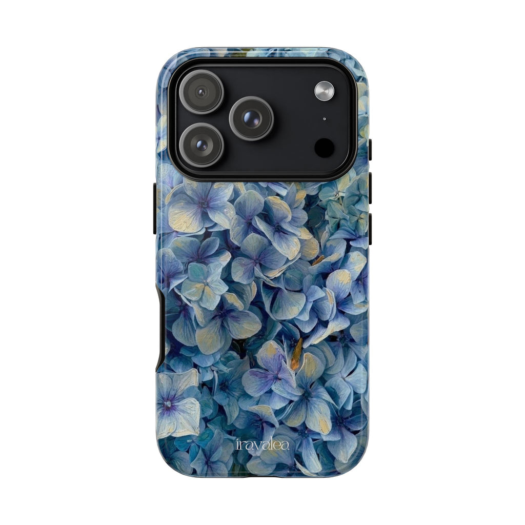 Blue Hydrangea Floral Botanical Phone Case