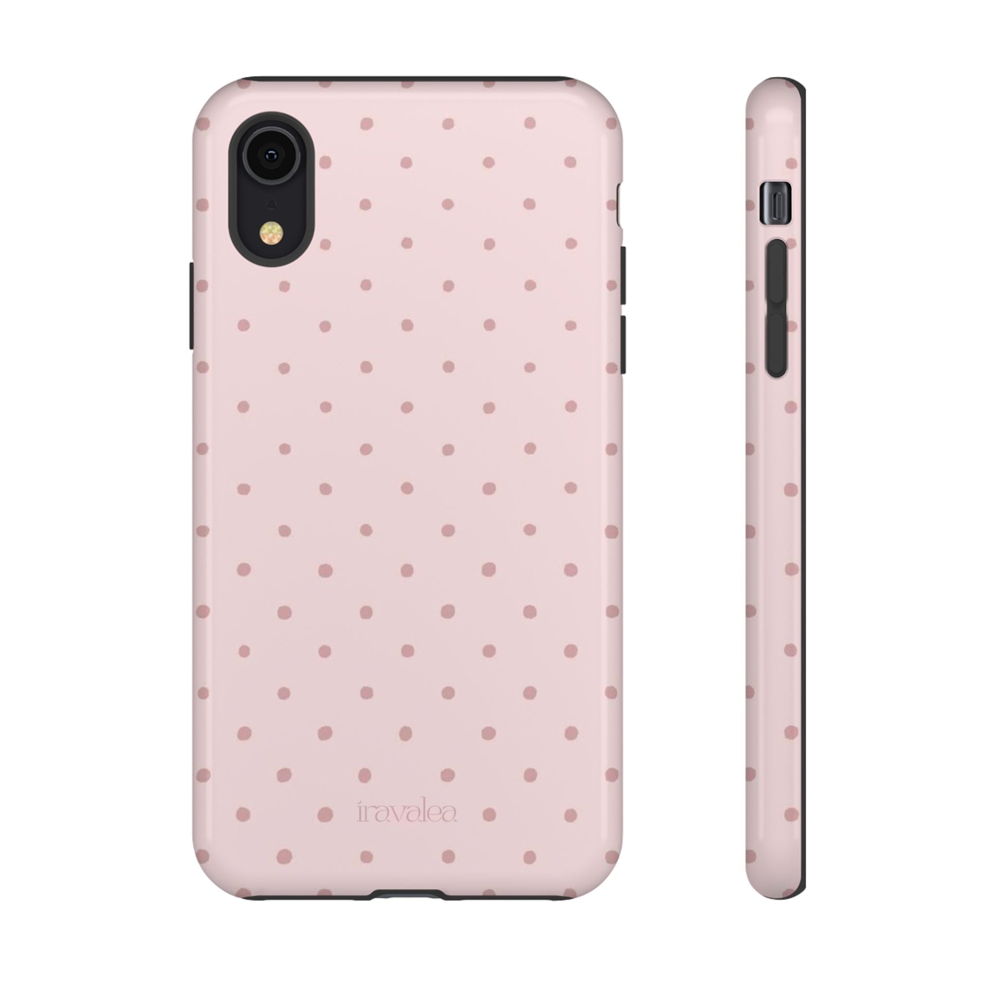Blush Pink Polka Dot Phone Case