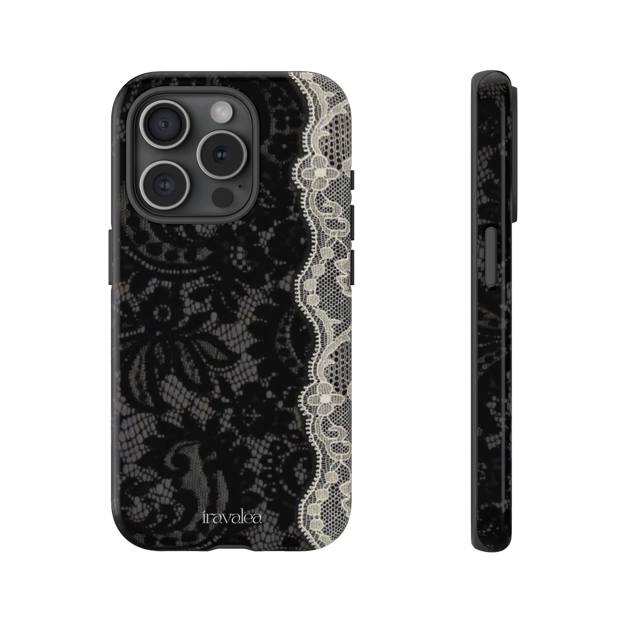 Black and White Lace Phone Case