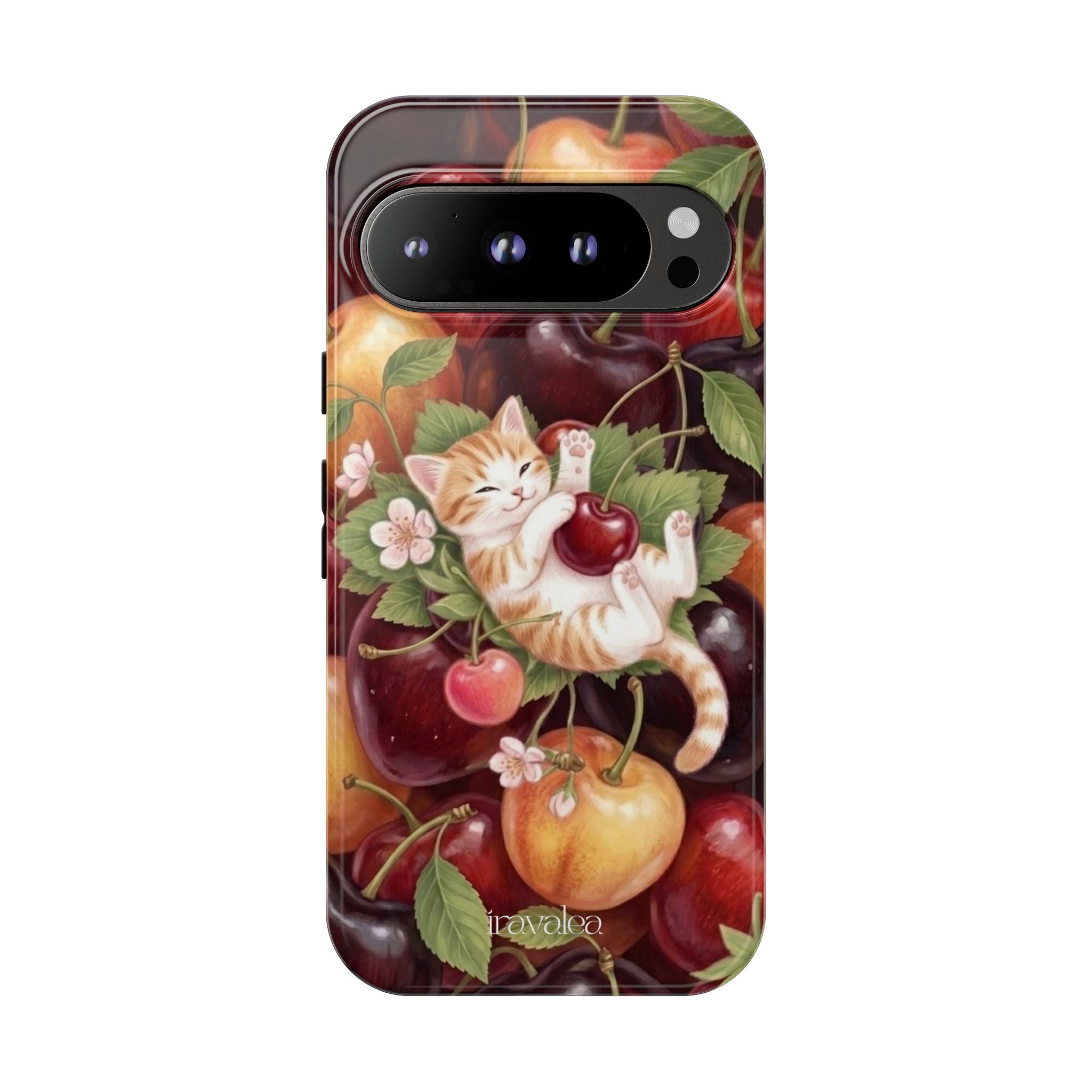 Cute Cat Cherry Phone Case