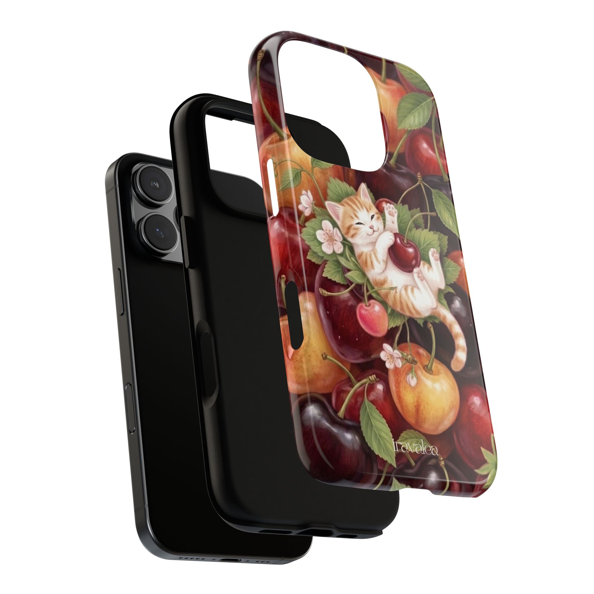 Cute Cat Cherry Phone Case