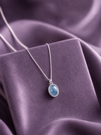 Dewdrop Blue Necklace