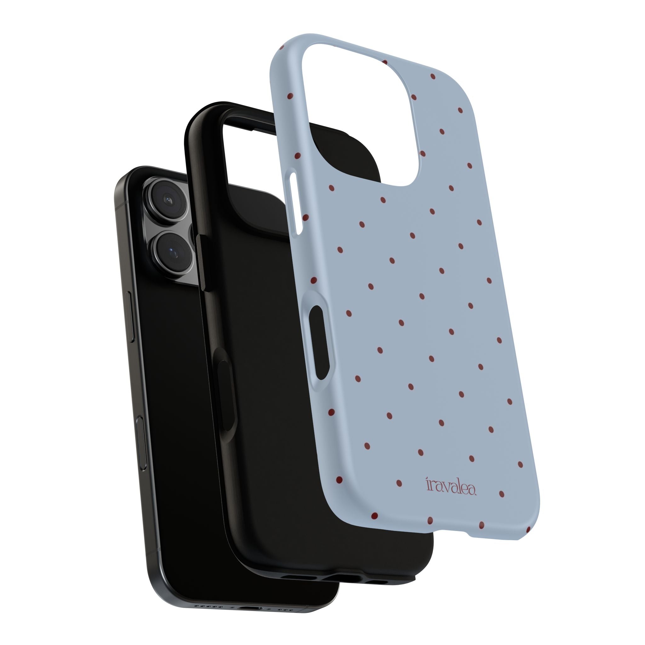 Light Blue Polka Dot Phone Case