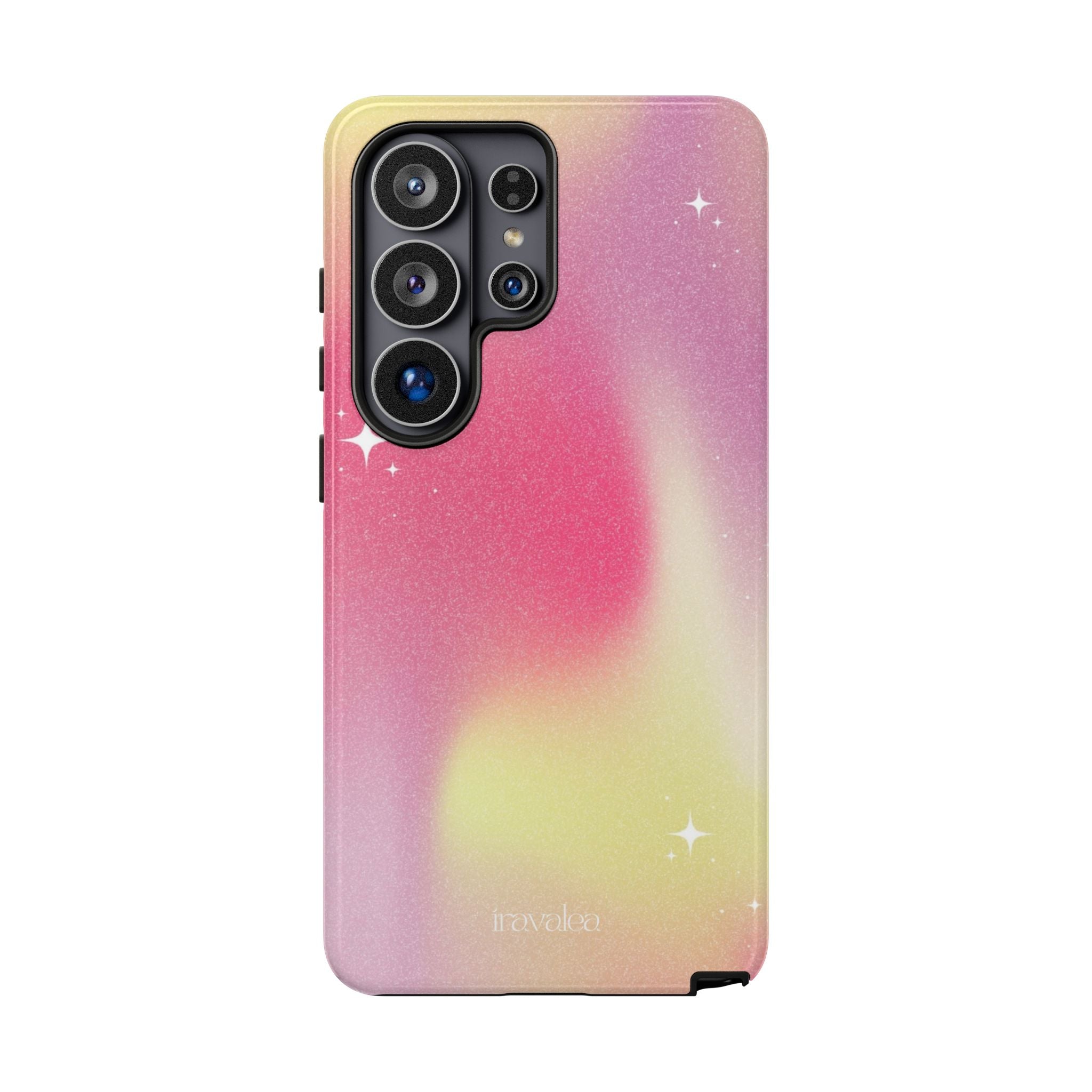 Pastel Pink Nebula Stars Phone Case