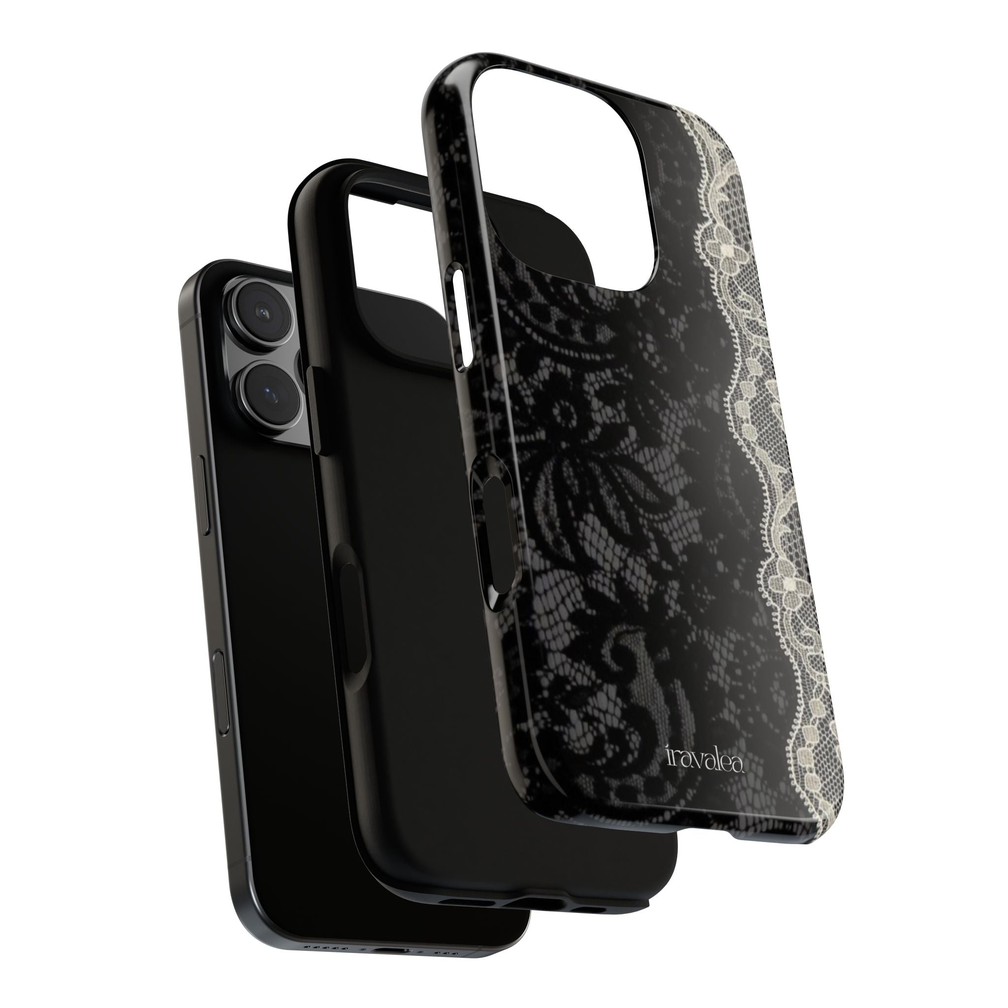 Black and White Lace Phone Case