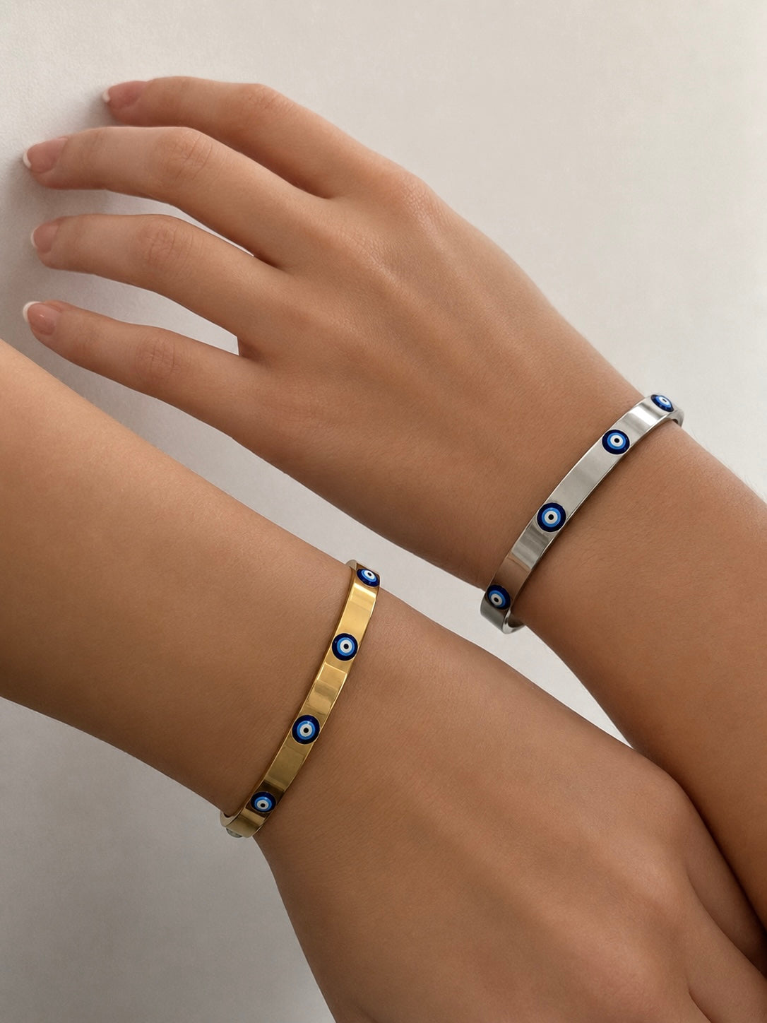 Evil Eye Bangle Bracelet